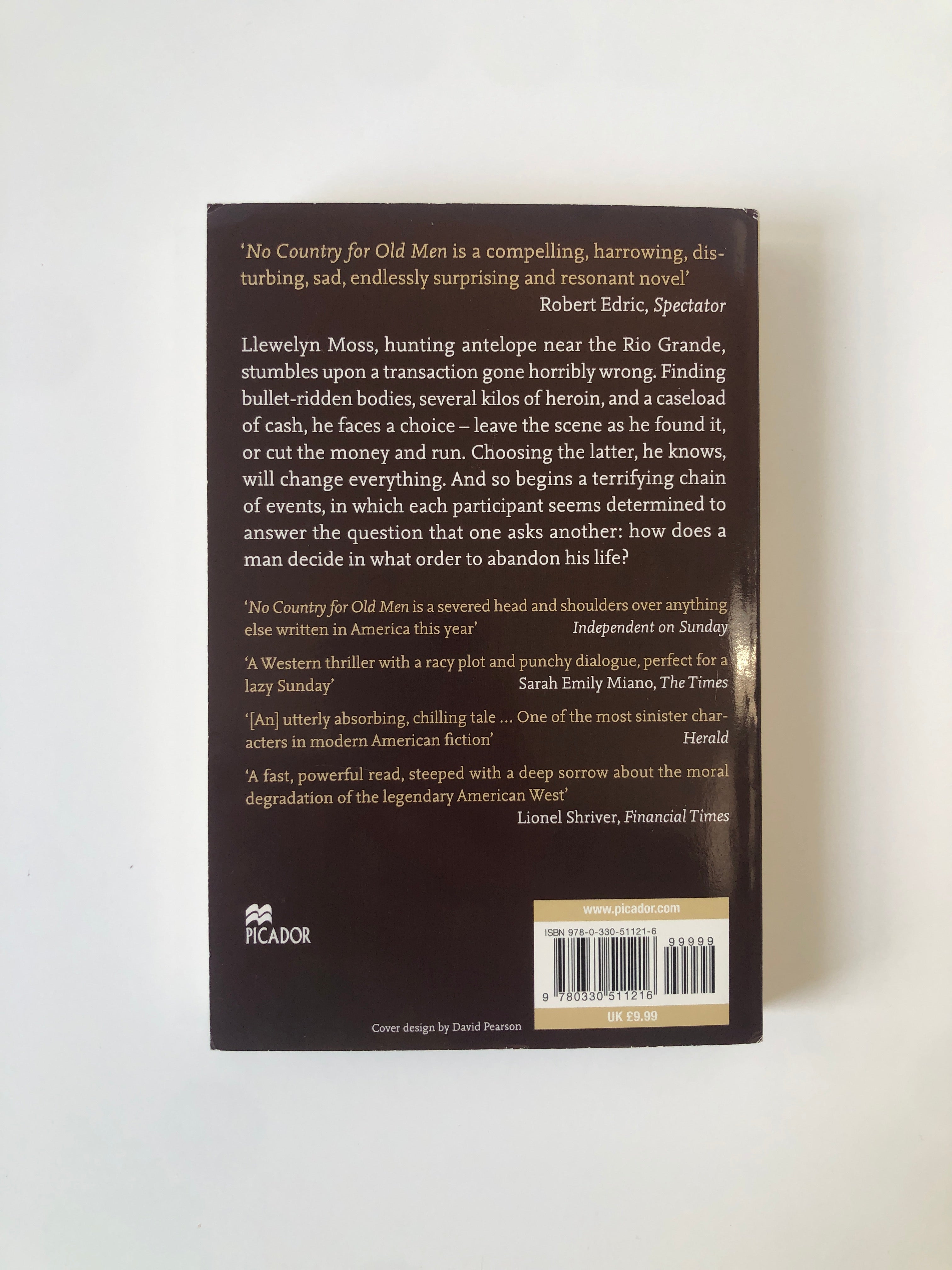No Country for Old Men by Cormac McCarthy