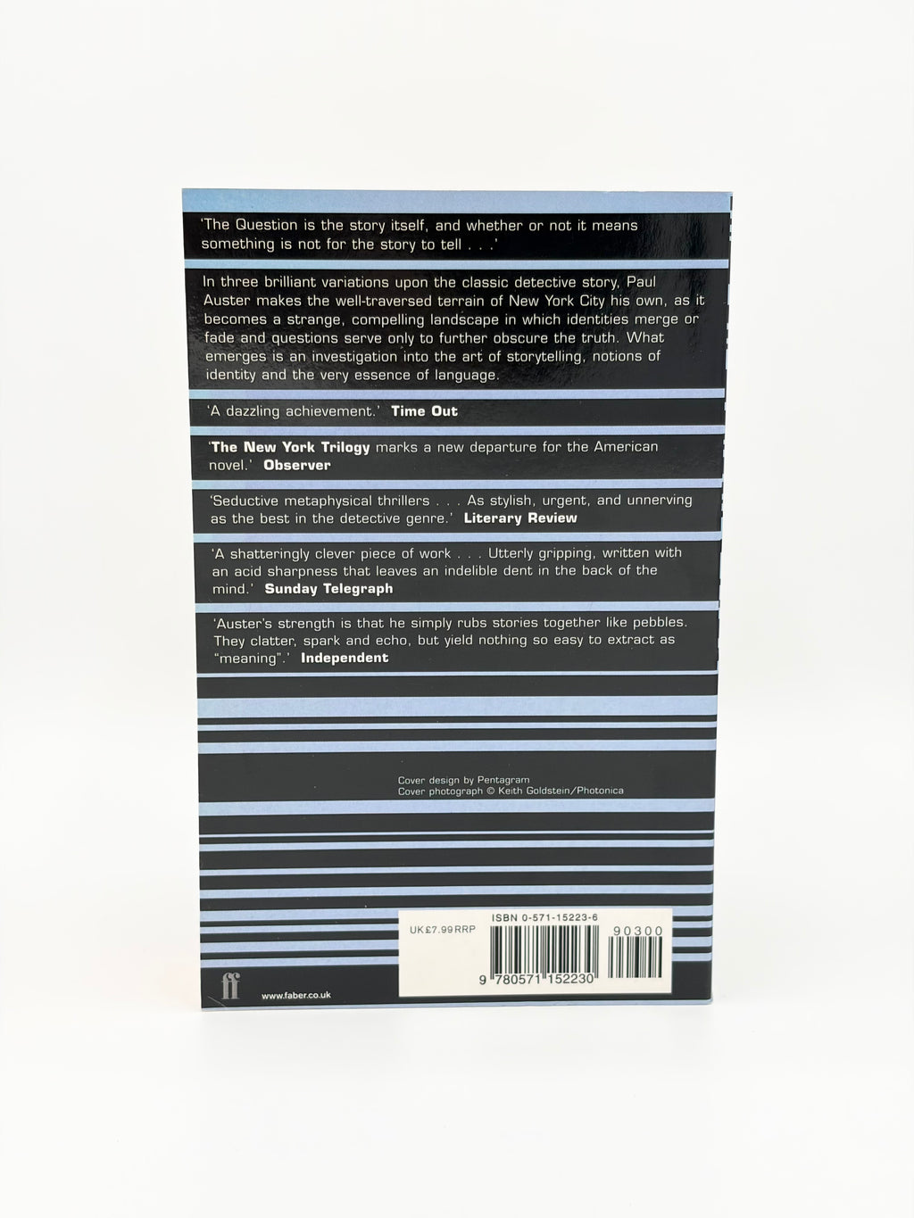 The New York Trilogy by Paul Auster