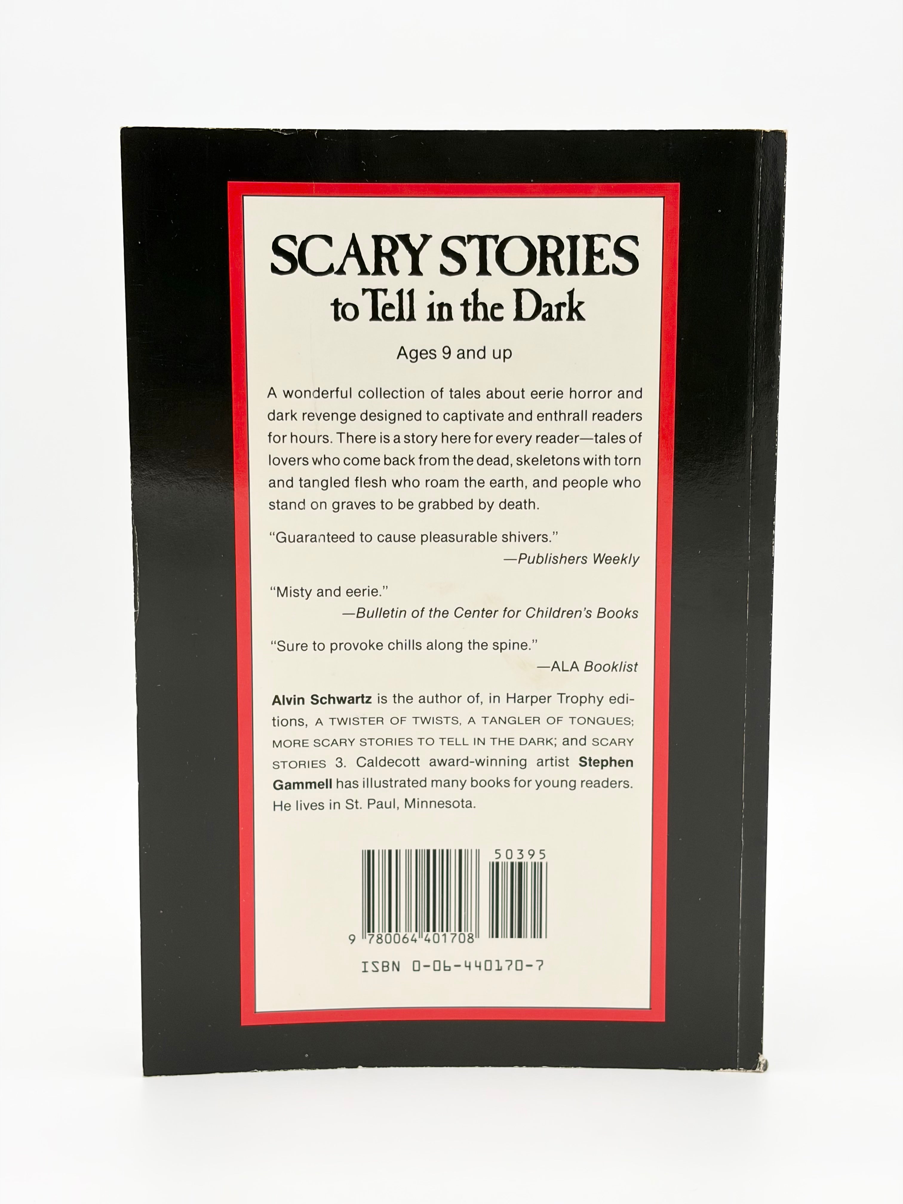 Scary Stories to Tell in the Dark by Alvin Schwartz with nightmare fuel by Stephen Gammell