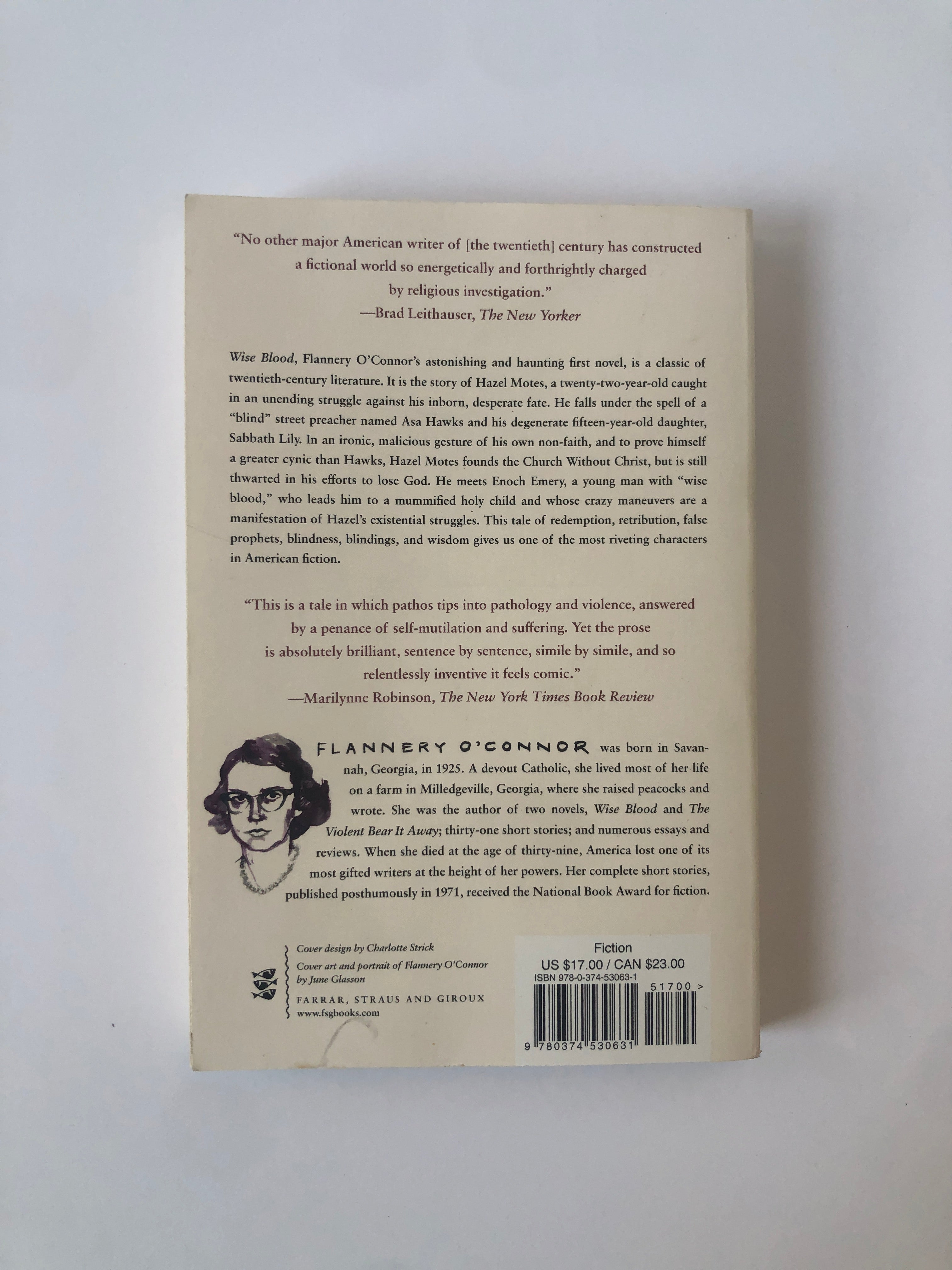 Wise Blood by Flannery O'Connor