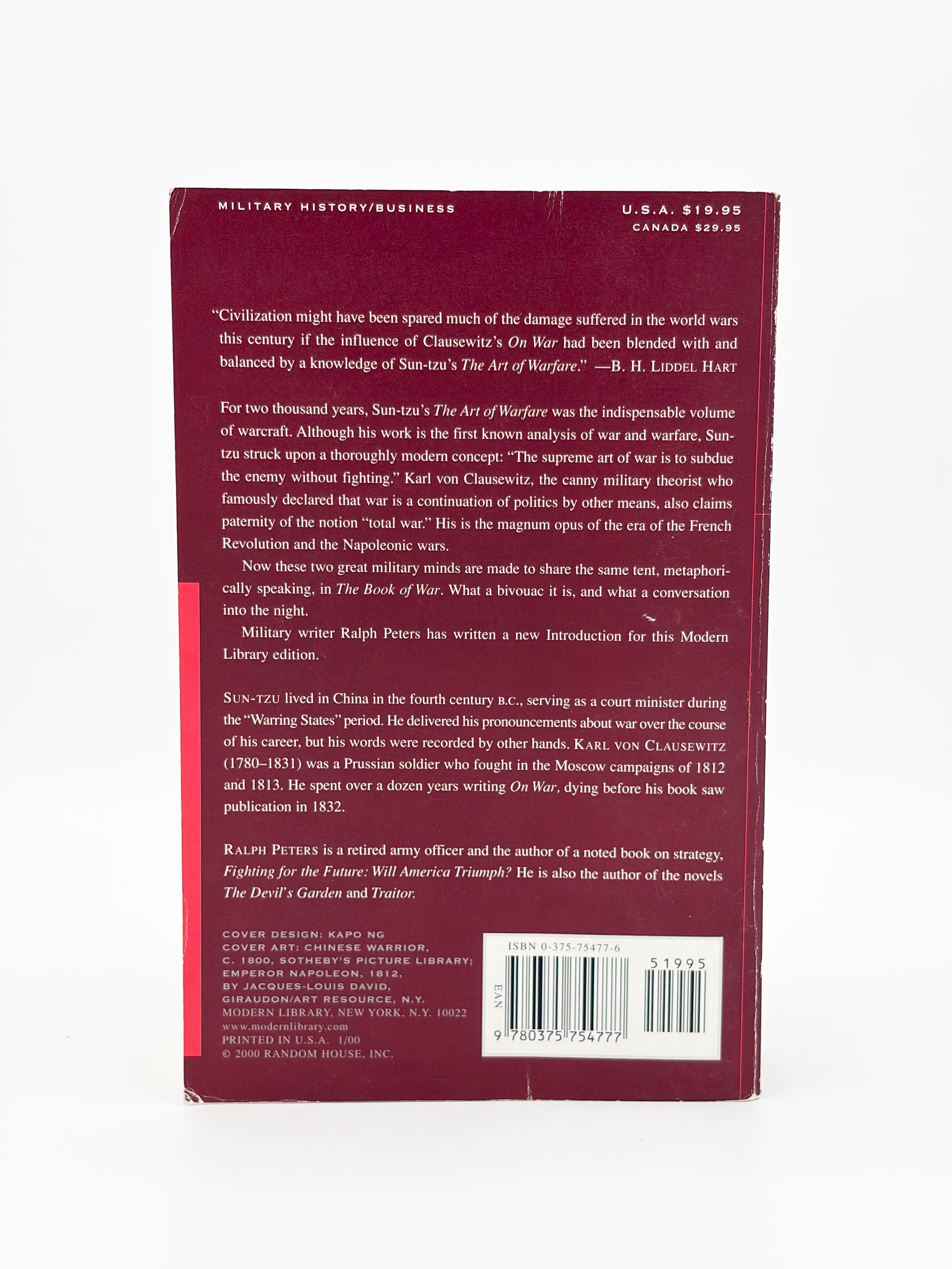 The Modern Library Book of War - The Art of War by Sun-Tzu + On War by Karl Von Clausewitz