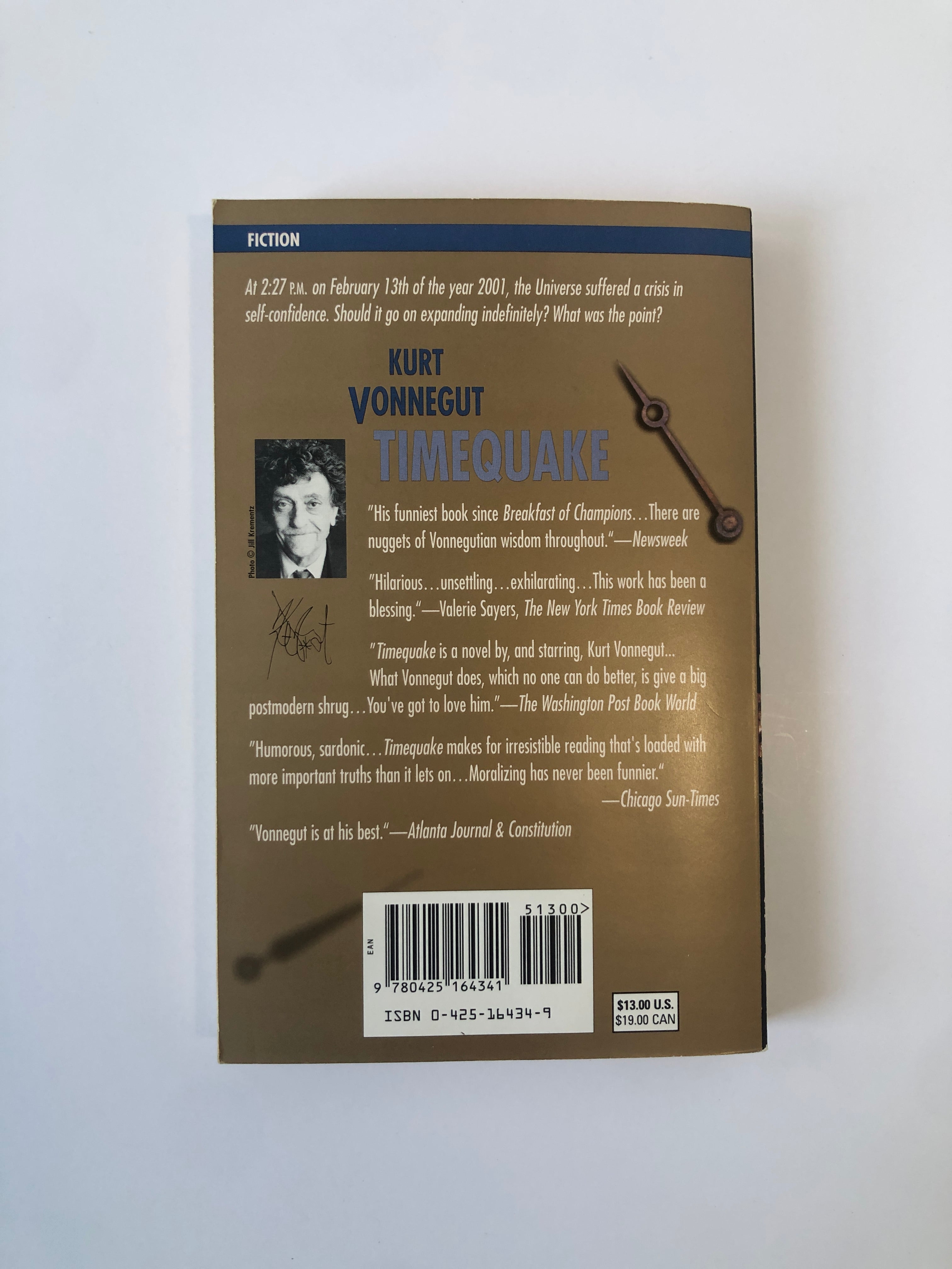 Timequake by Kurt Vonnegut, Jr.