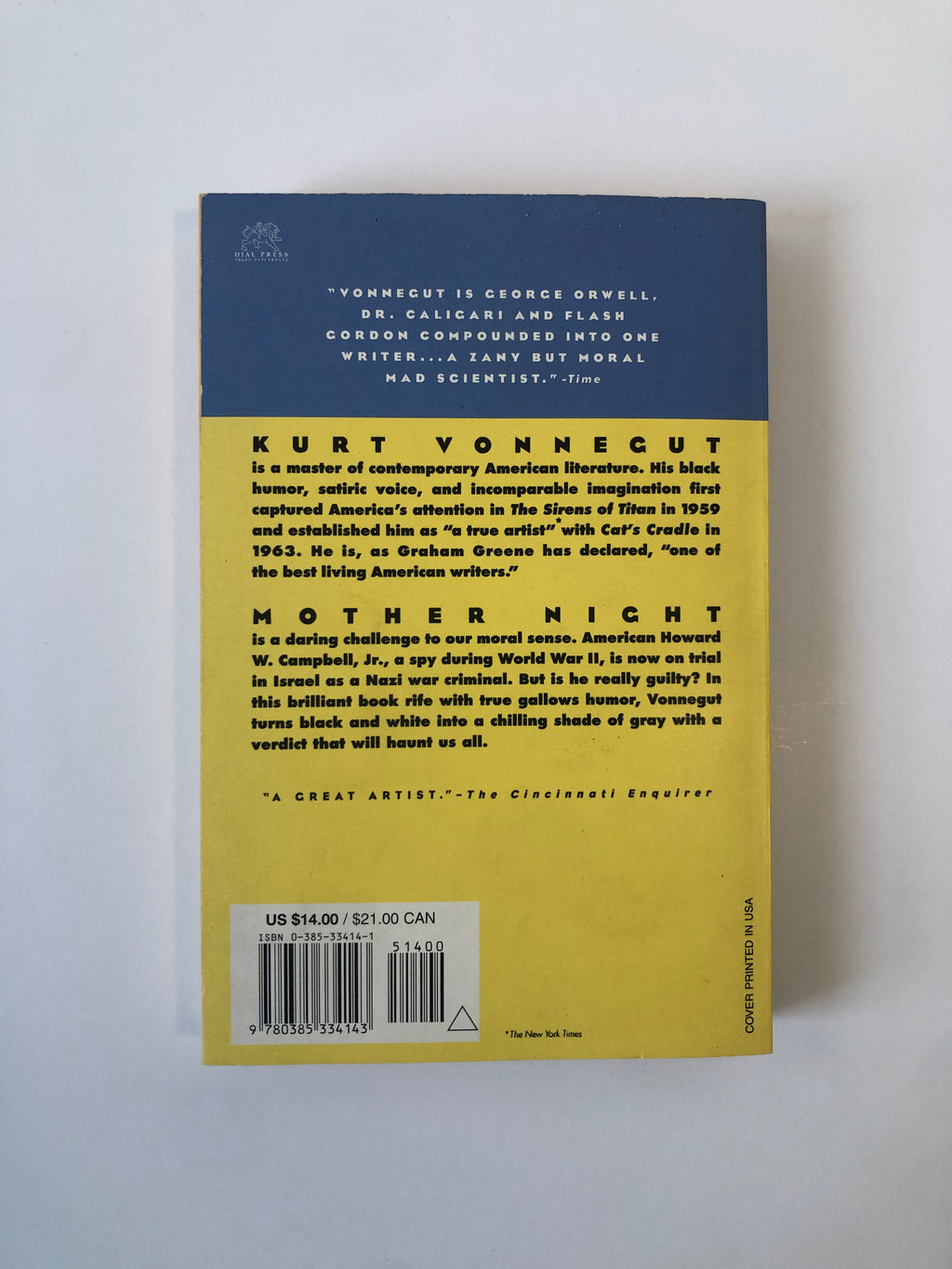 Mother Night by Kurt Vonnegut, Jr.