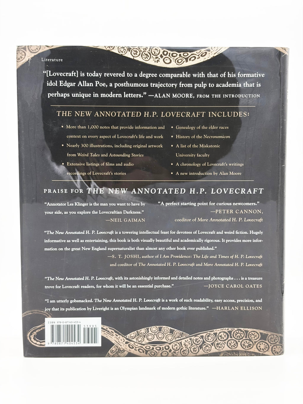 The New Annotated H.P. Lovecraft edited by Leslie S. Klinger with an introduction by Alan Moore