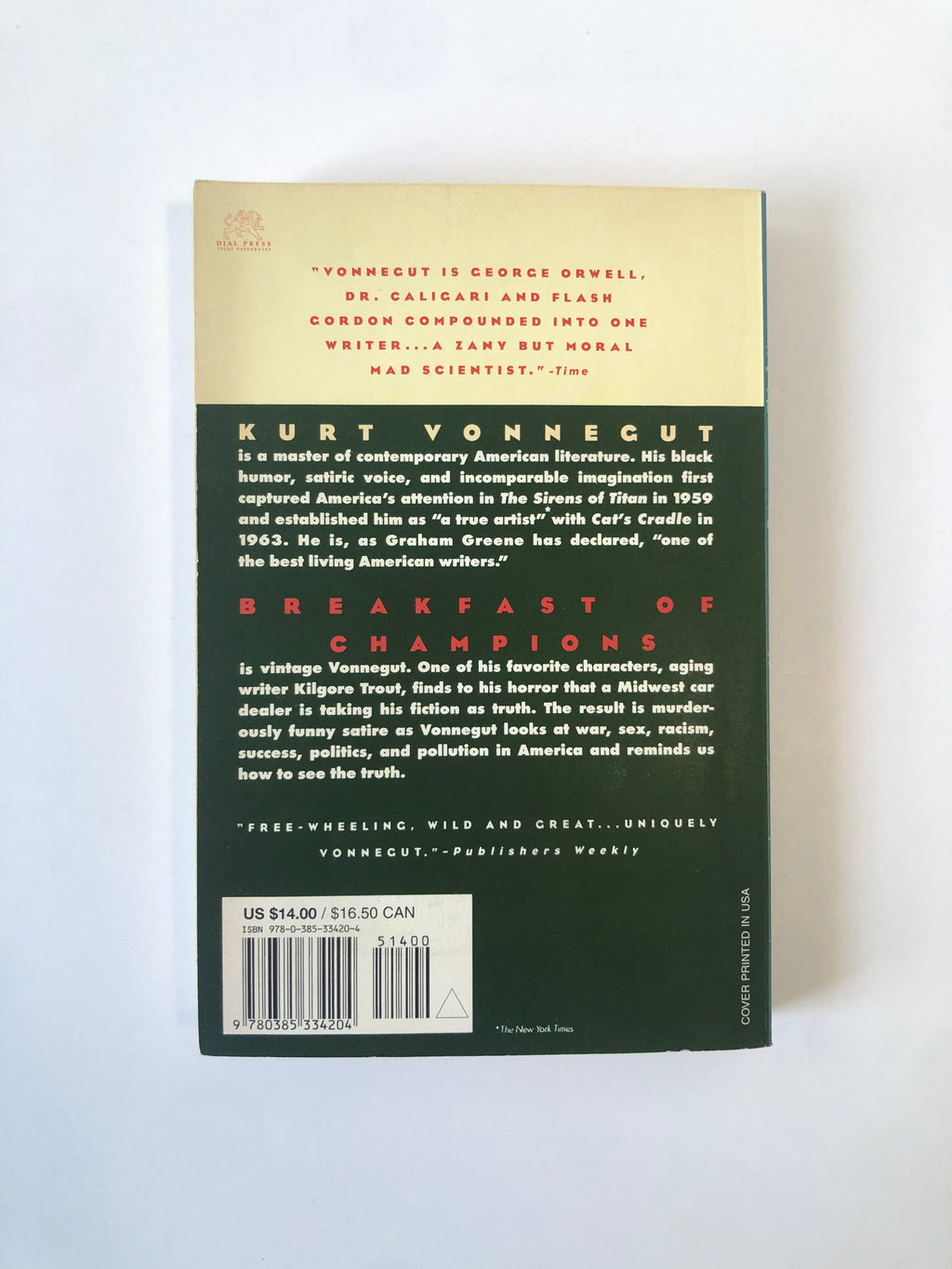 Breakfast of Champions by Kurt Vonnegut, Jr.