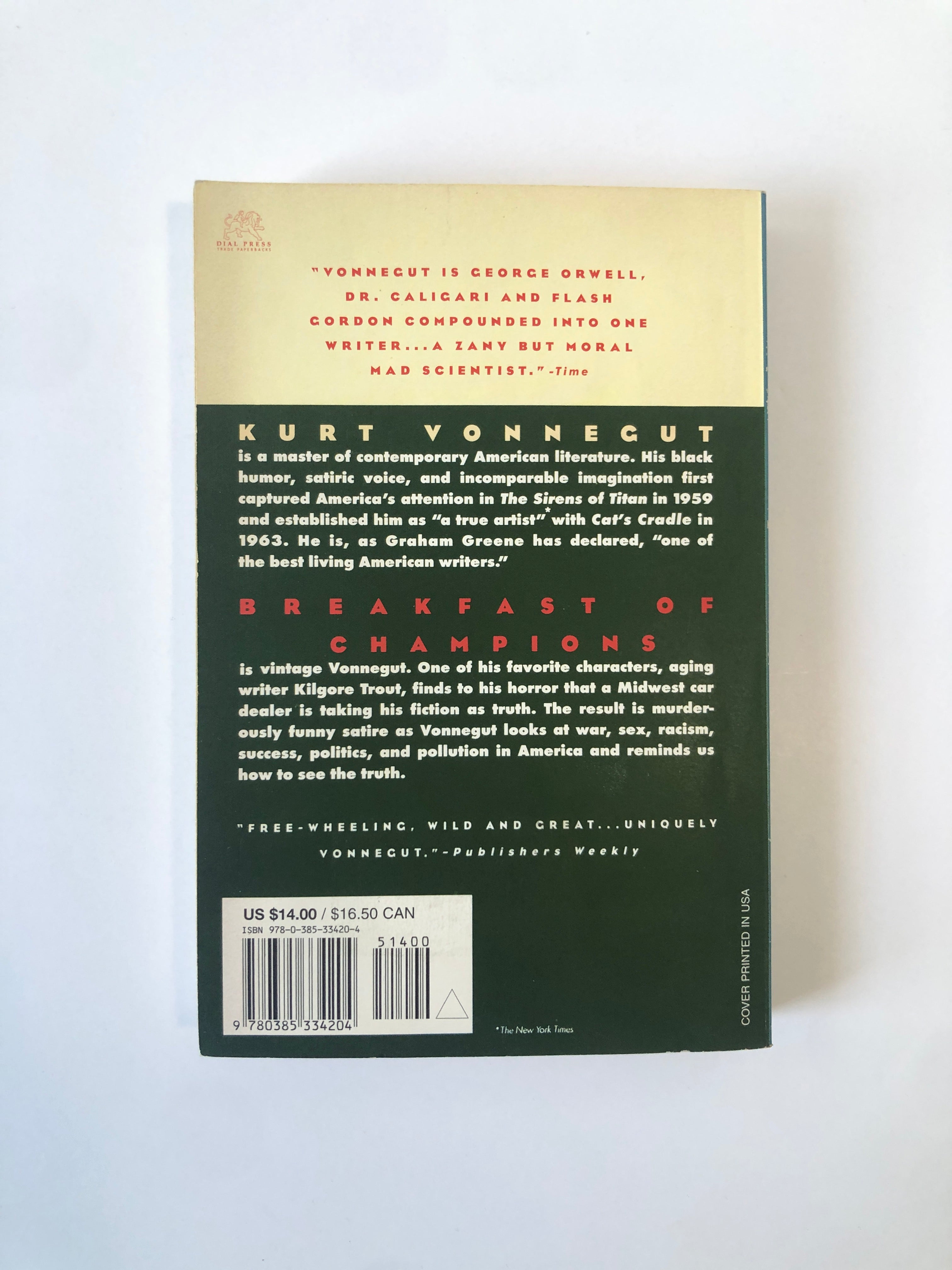 Breakfast of Champions by Kurt Vonnegut, Jr.