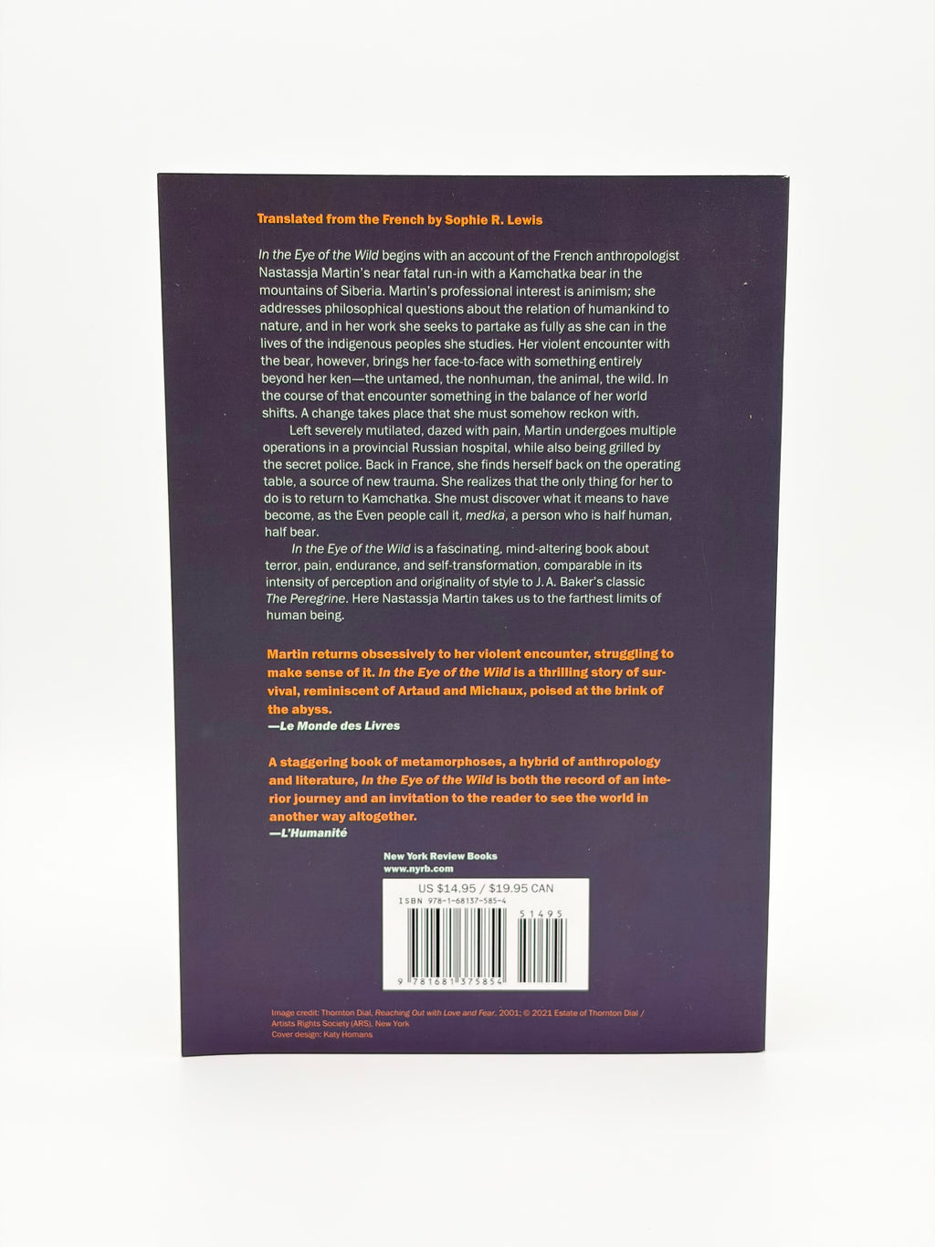 In the Eye of the Wild by Nastassja Martin - NYRB