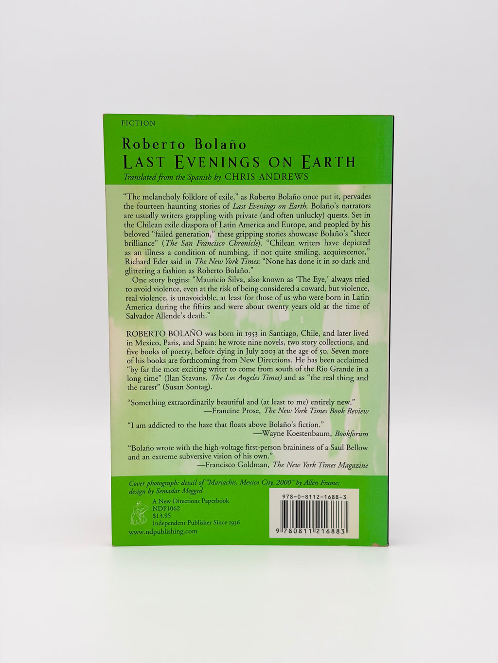 Last Evenings on Earth by Roberto Bolaño