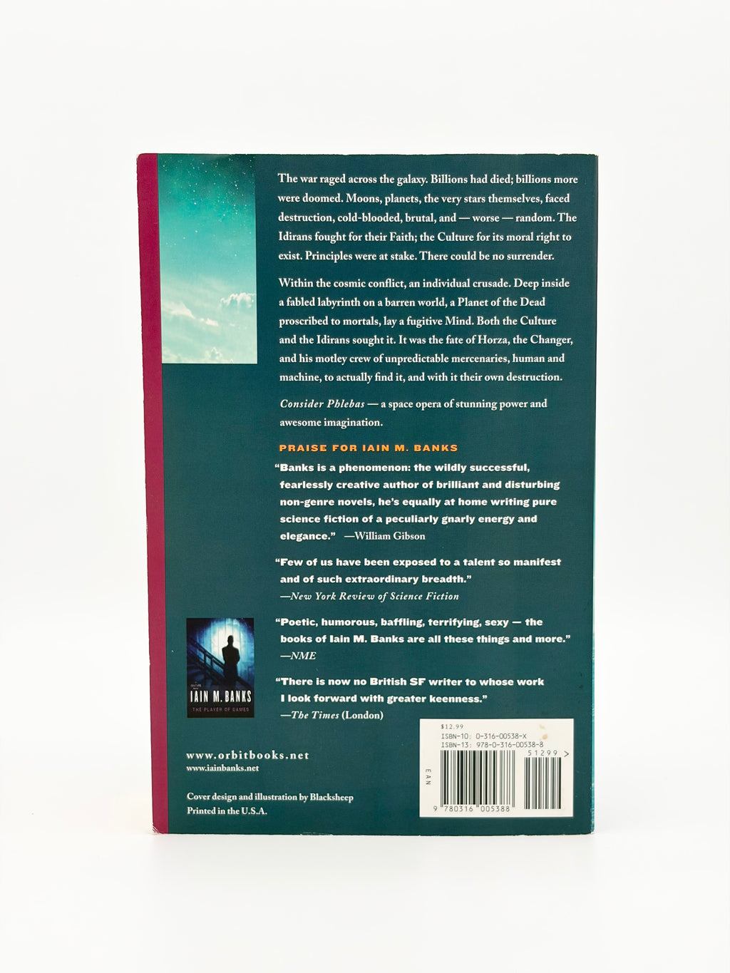 Consider Phlebas by Iain M. Banks