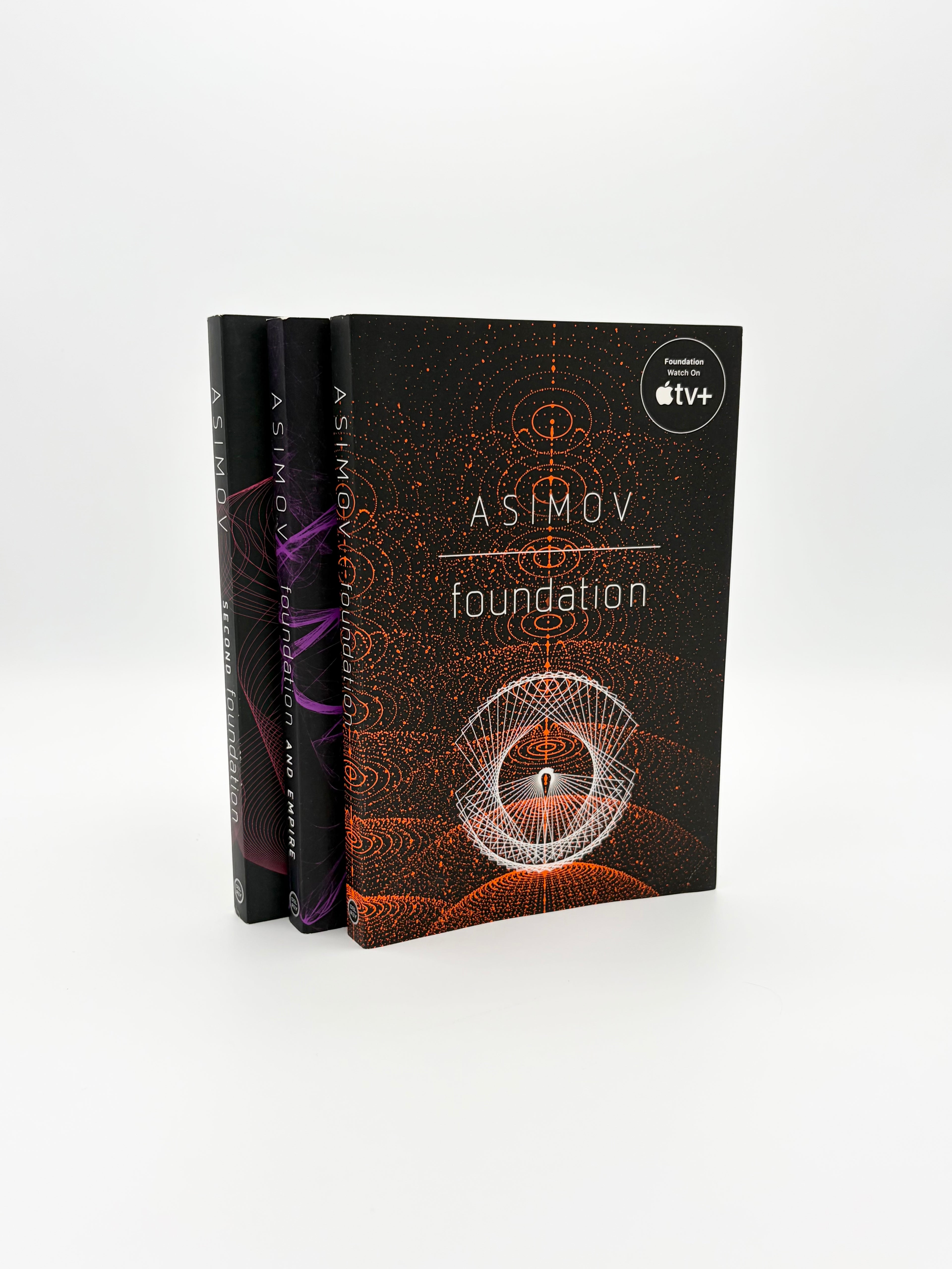 The Foundation Trilogy by Isaac Asimov - Foundation, Foundation and Empire, and Second Foundation