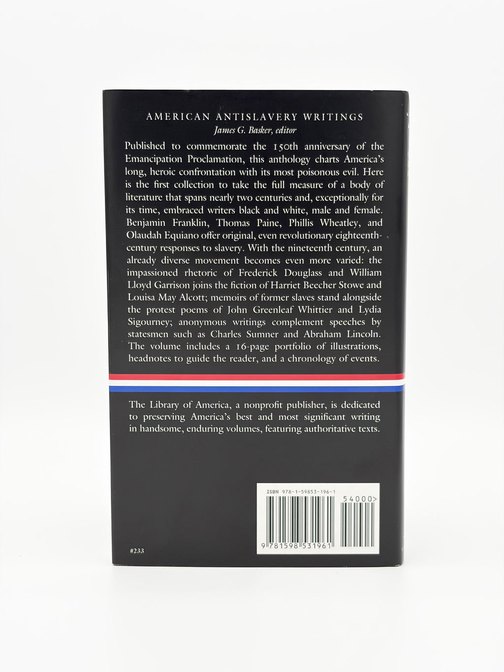 American Antislavery Writings: Colonial Beginnings to Emancipation - The Library of America