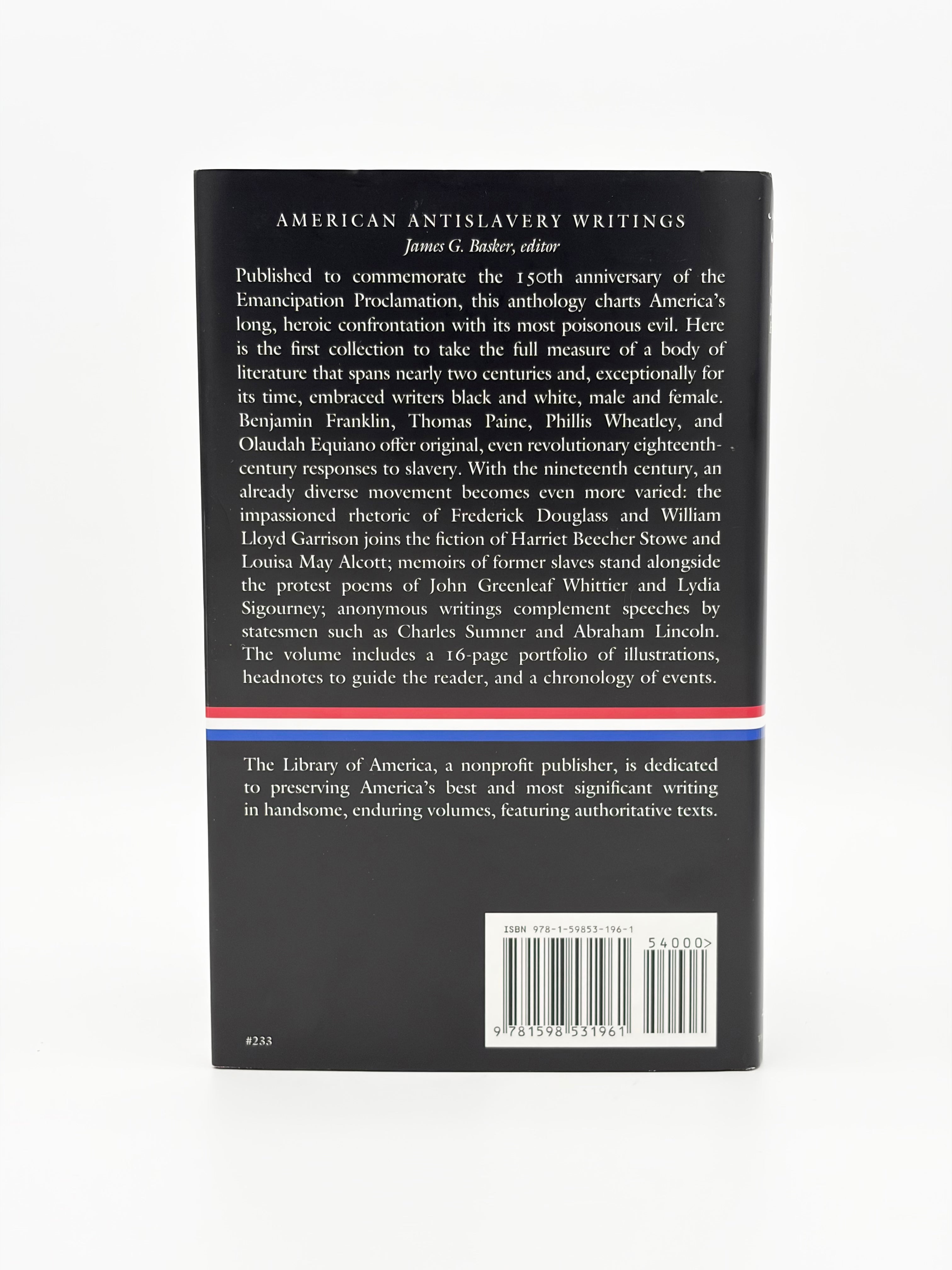 American Antislavery Writings: Colonial Beginnings to Emancipation - The Library of America