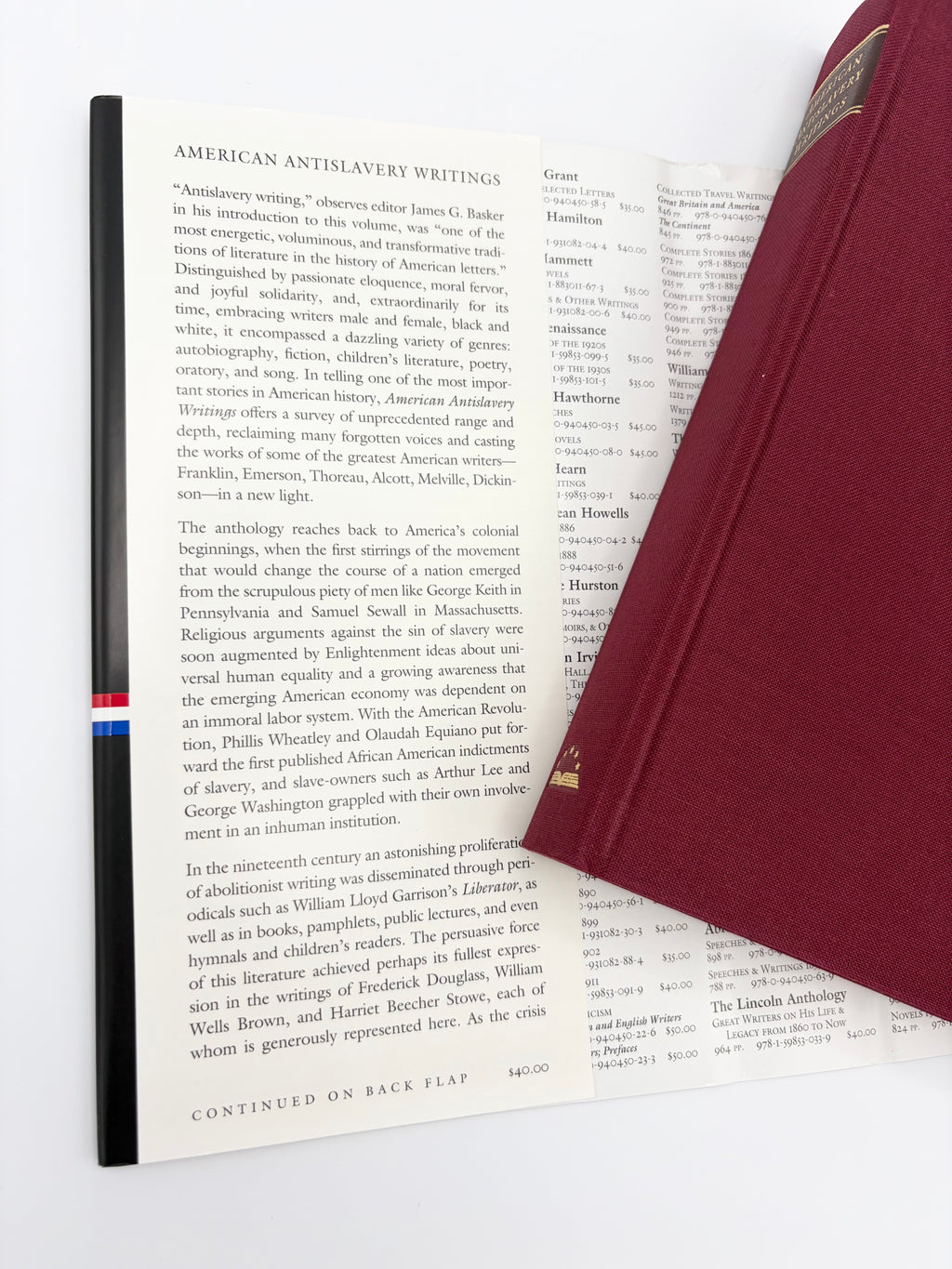 American Antislavery Writings: Colonial Beginnings to Emancipation - The Library of America