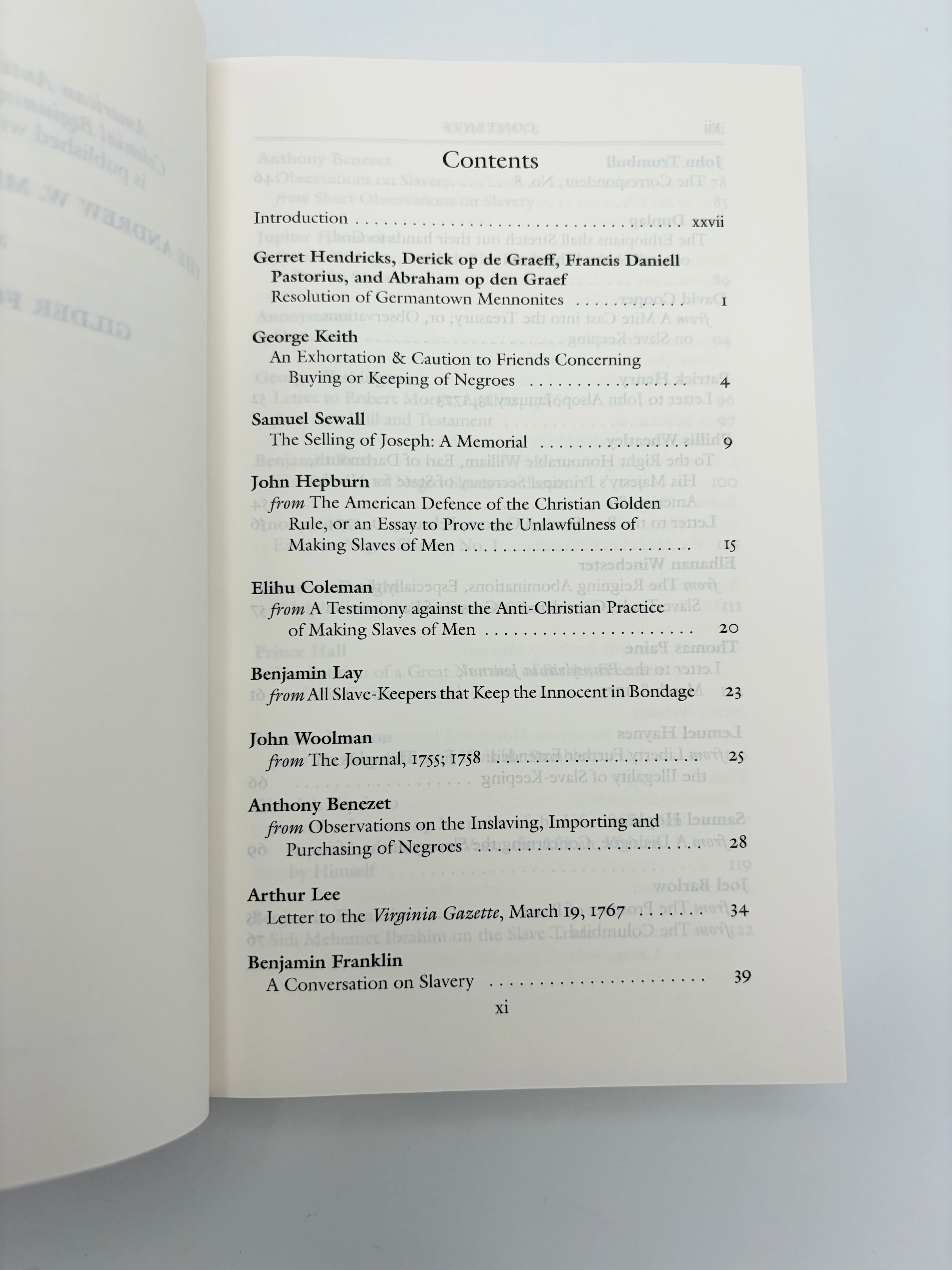 American Antislavery Writings: Colonial Beginnings to Emancipation - The Library of America
