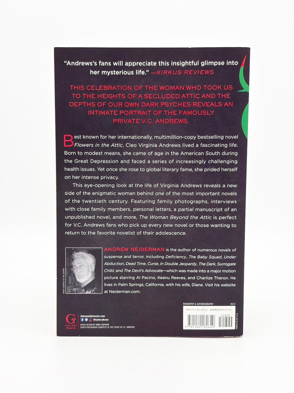 The Woman Beyond the Attic - The V.C. Andrews Story by Andrew Neiderman