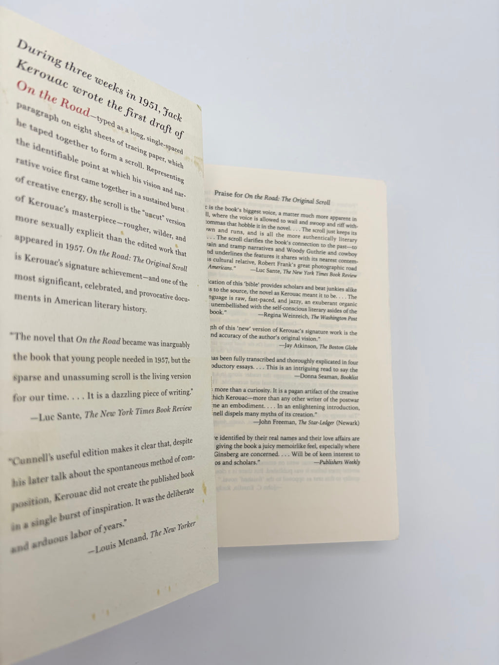 On the Road: The Original Scroll by Jack Kerouac - Penguin Classics Deluxe Edition
