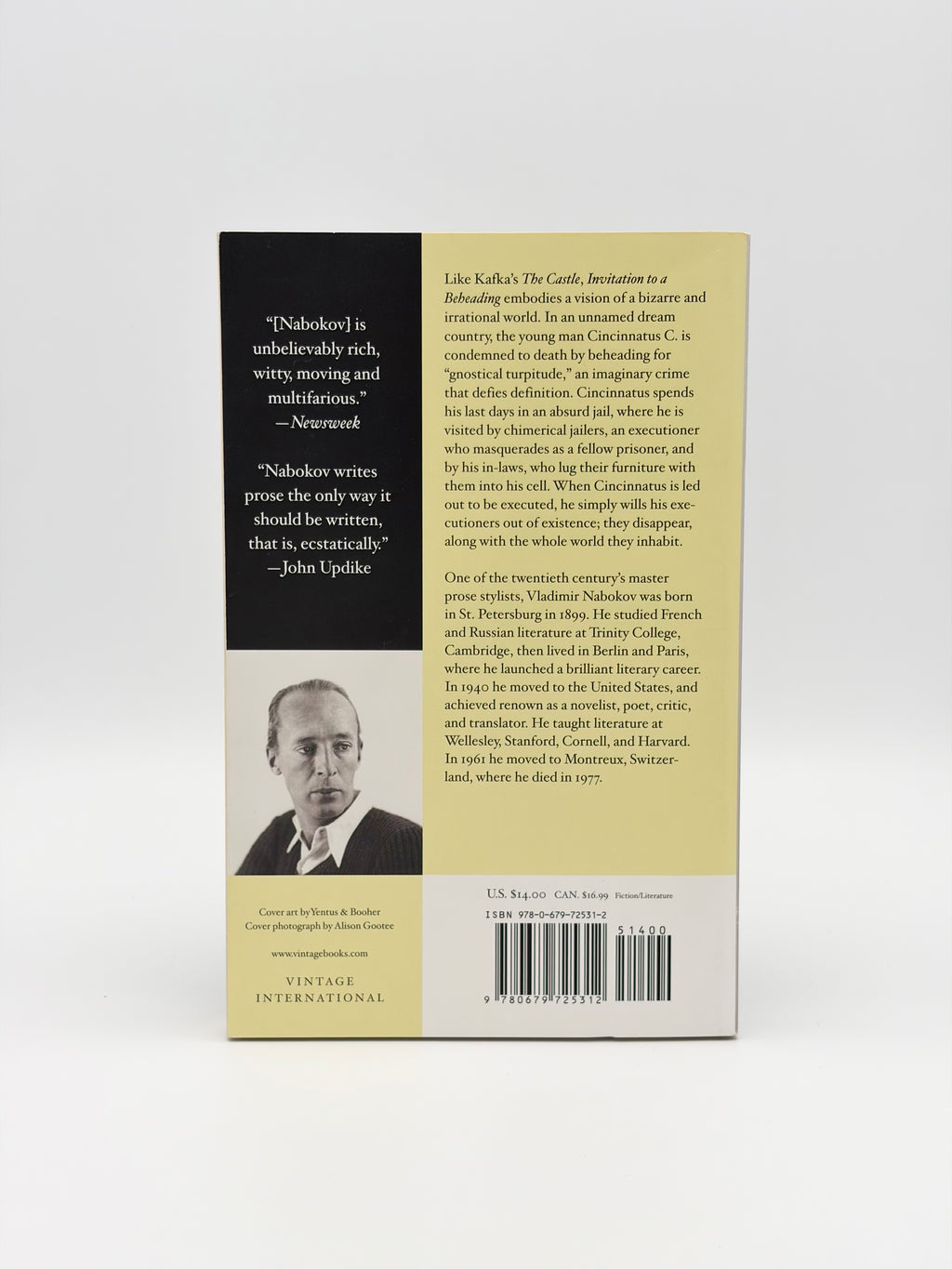 Invitation to a Beheading by Vladimir Nabokov