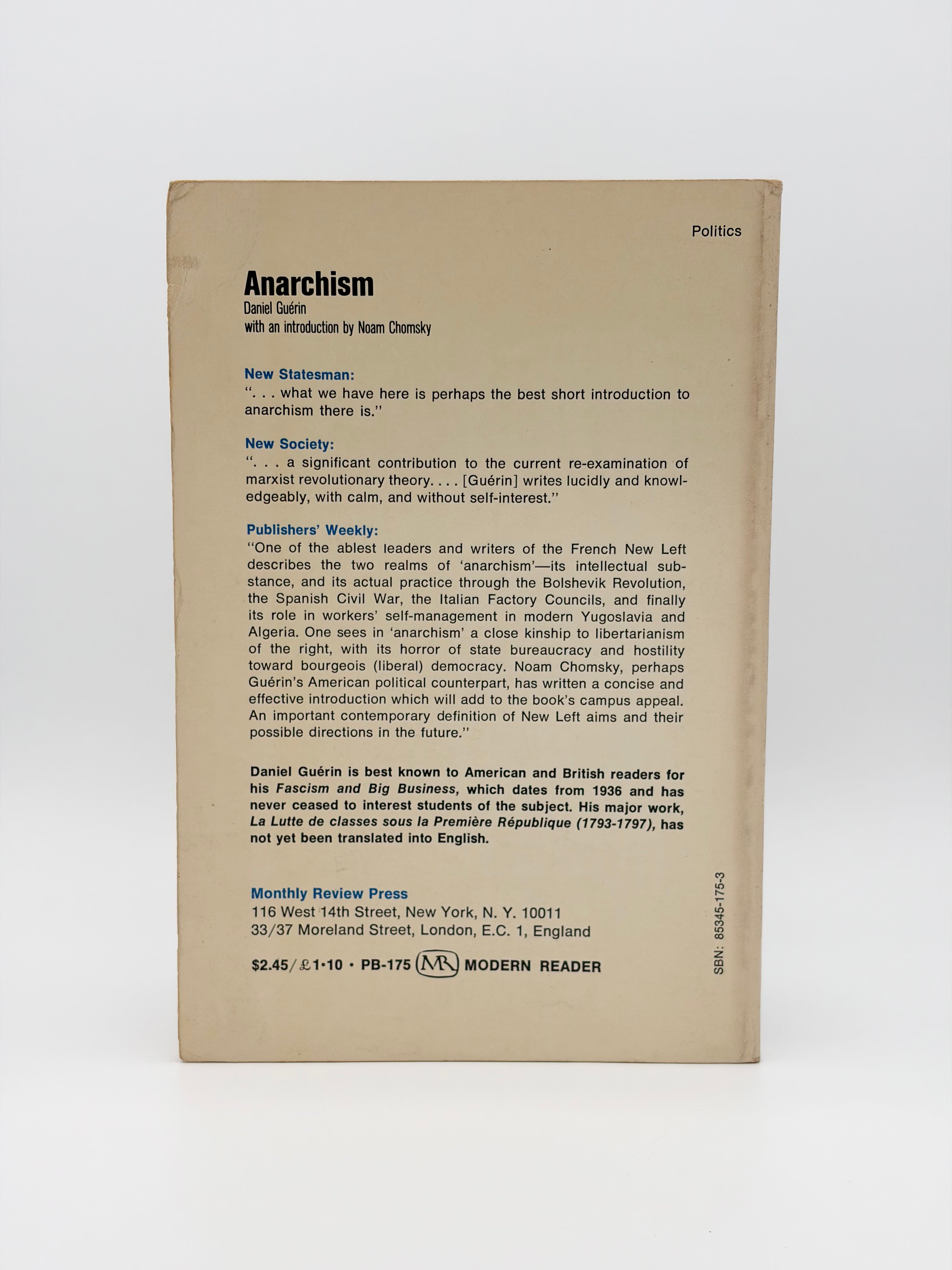 Anarchism by Daniel Guérin