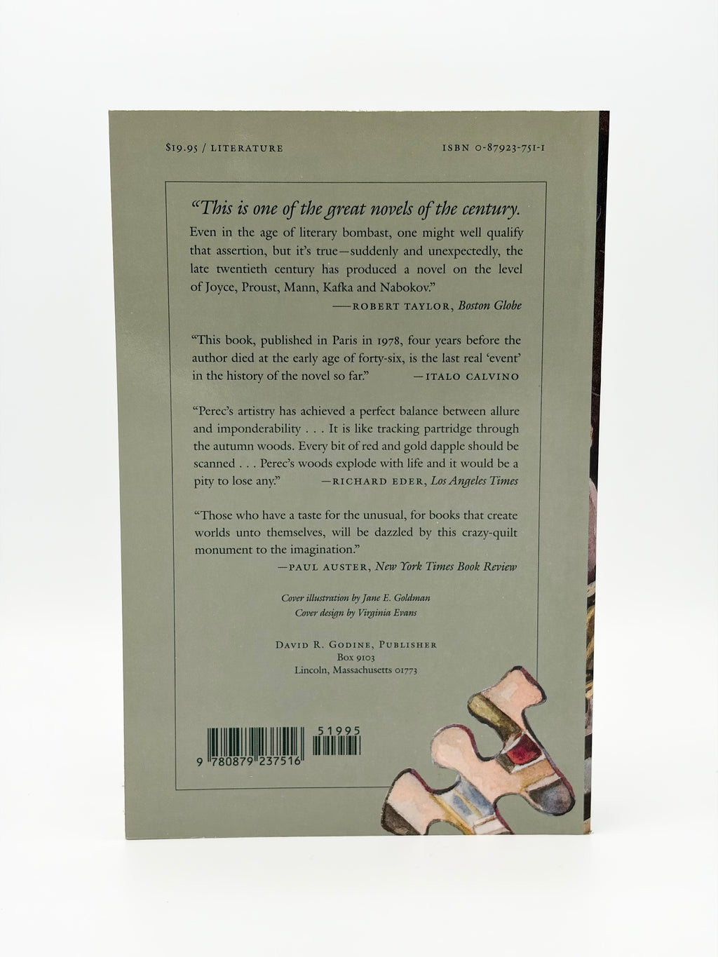 Life: A User's Manual by Georges Perec