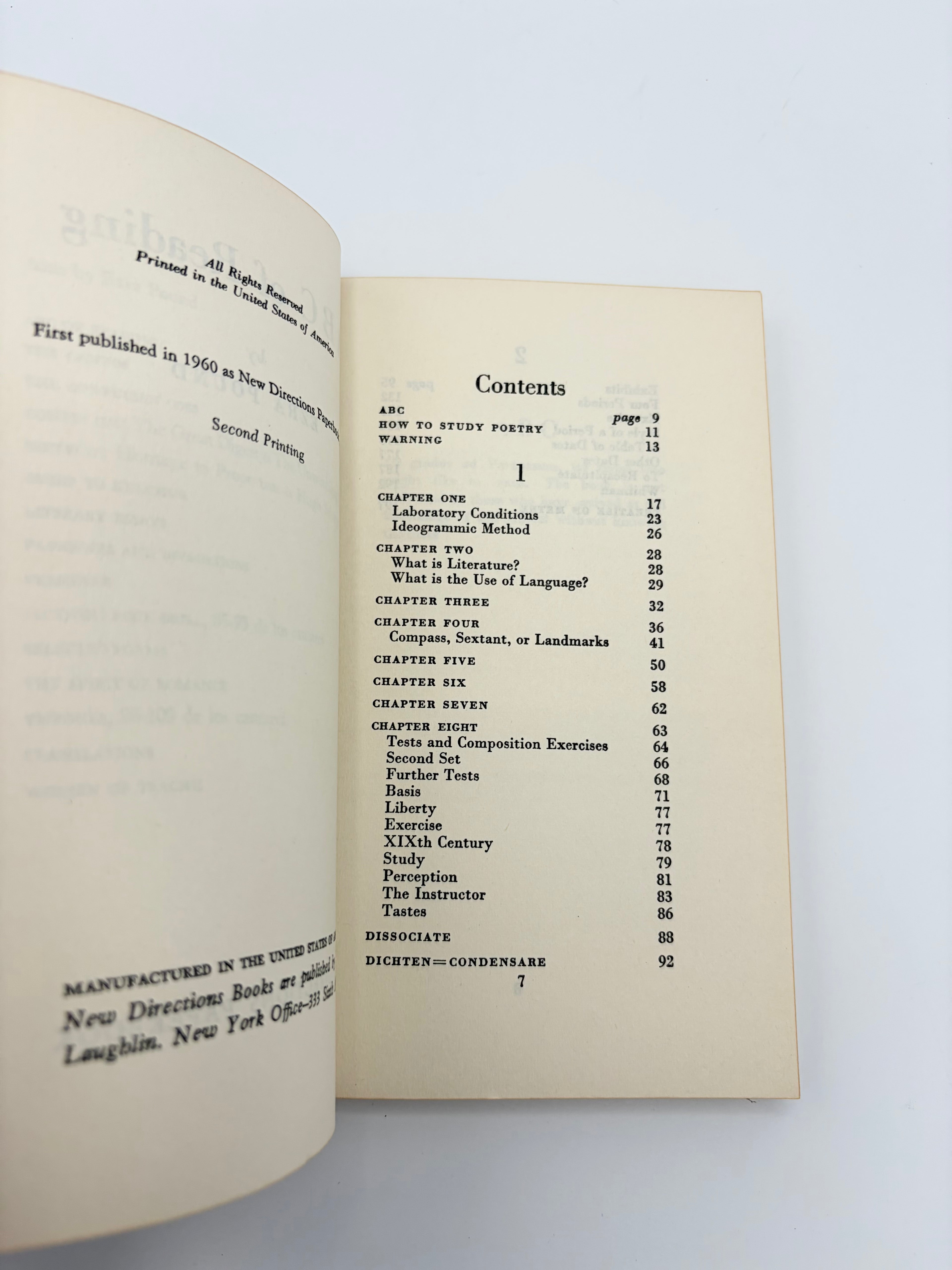 ABC of Reading by Ezra Pound