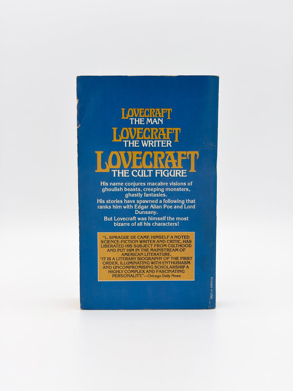 Lovecraft: A Biography by L. Sprague De Camp