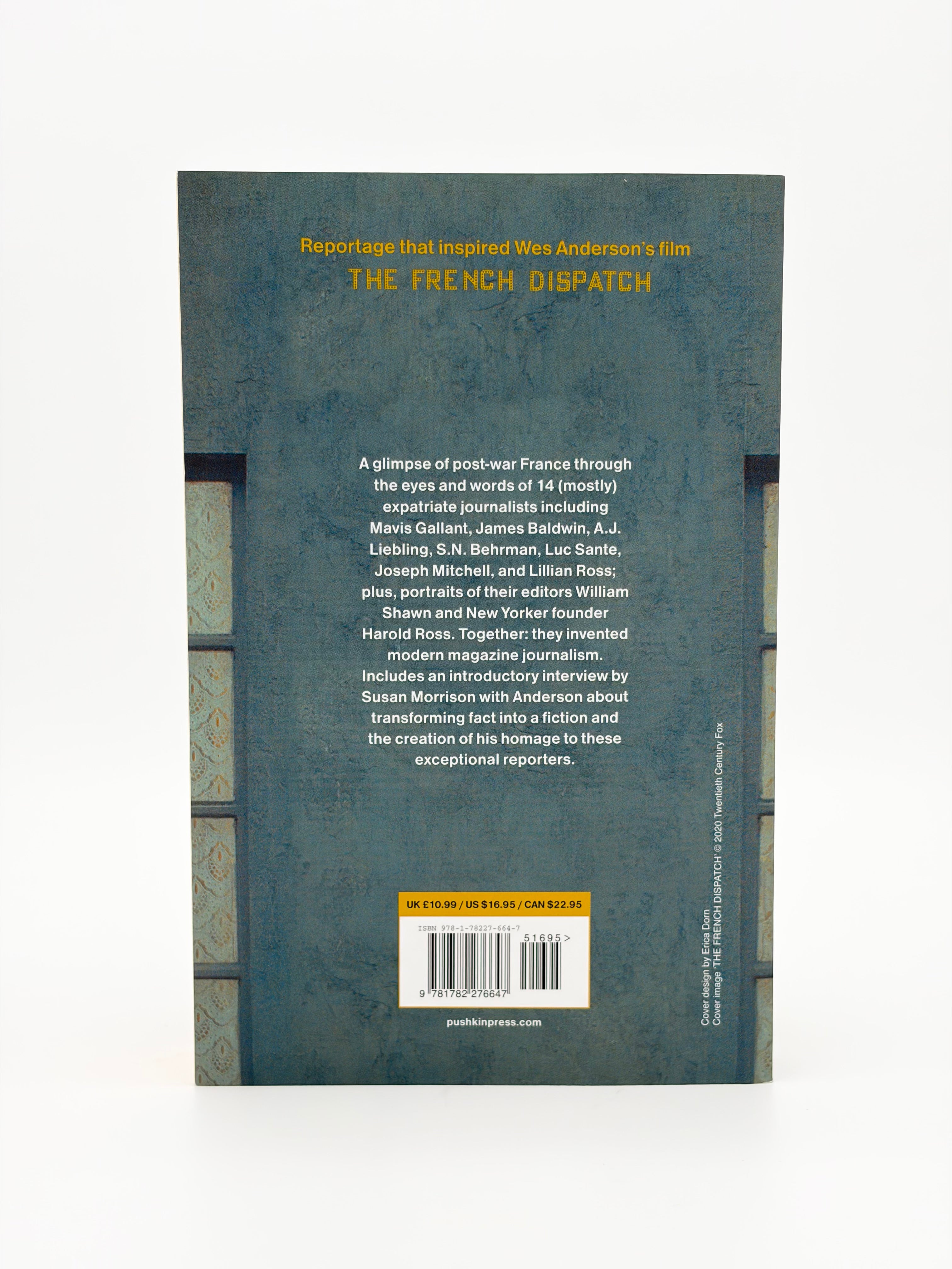 An Editor's Burial: Journals and Journalism from The New Yorker and Other Magazines by Wes Anderson, edited by David Brendel