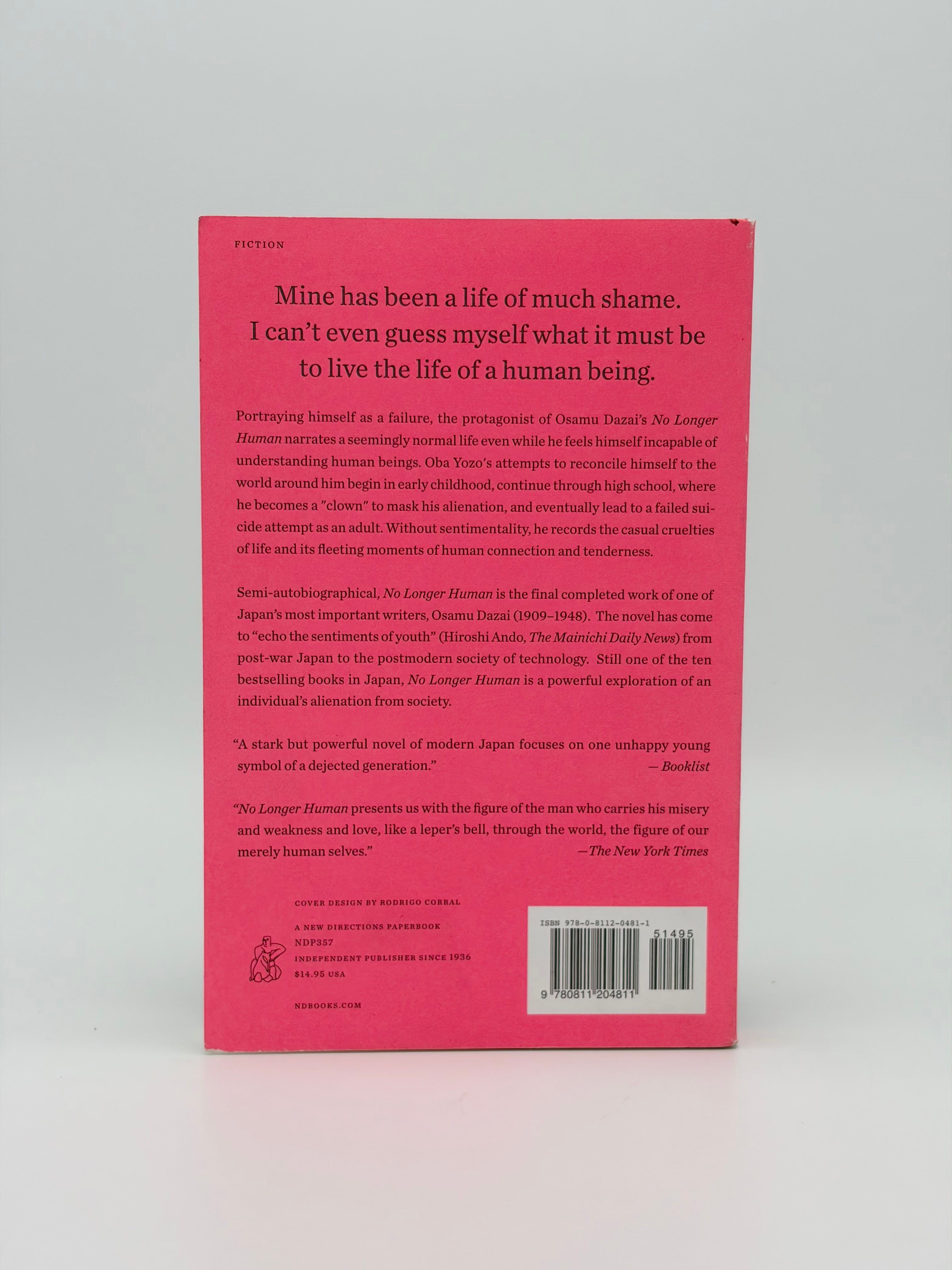 No Longer Human by Osamu Dazai