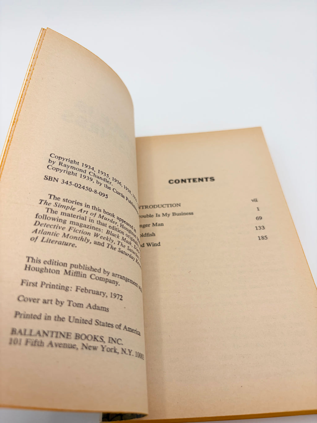 Trouble Is My Business by Raymond Chandler