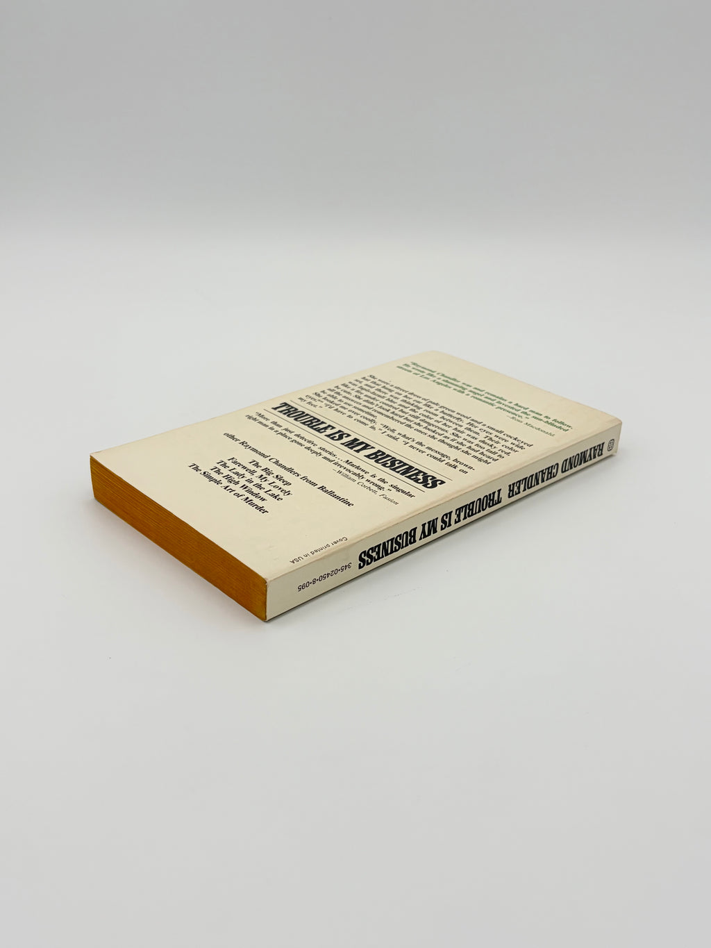 Trouble Is My Business by Raymond Chandler