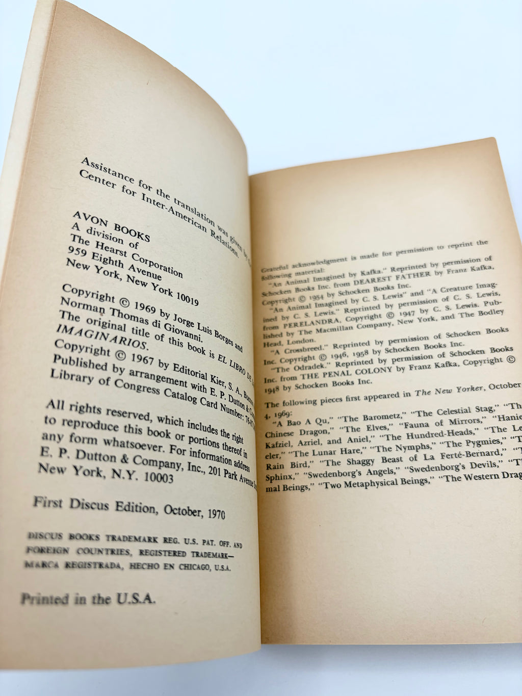 The Book of Imaginary Beings by Jorge Luis Borges