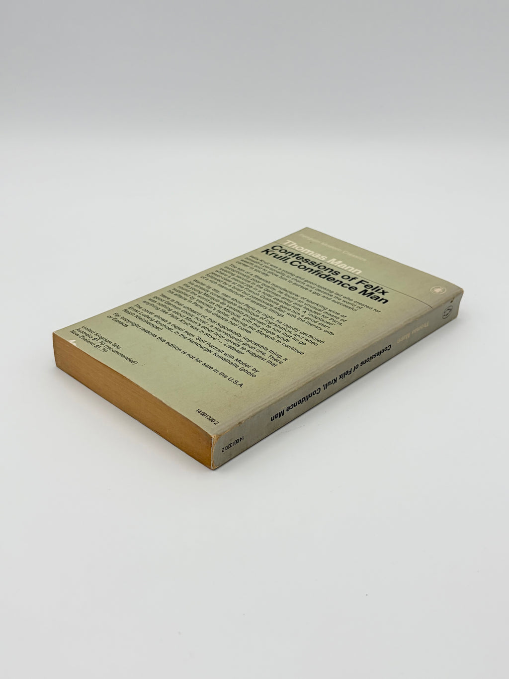Confessions of Felix Krull, Confidence Man by Thomas Mann