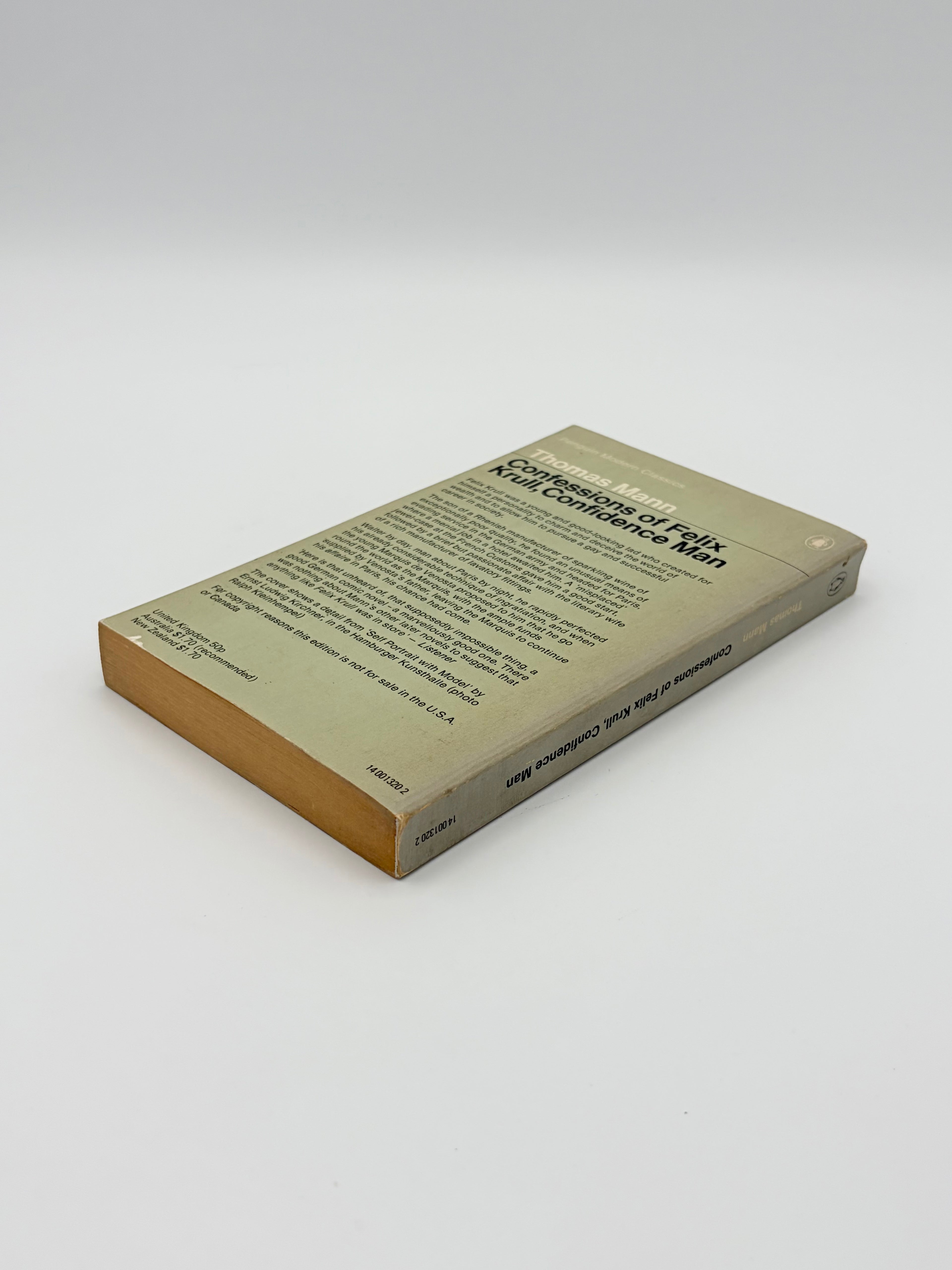 Confessions of Felix Krull, Confidence Man by Thomas Mann