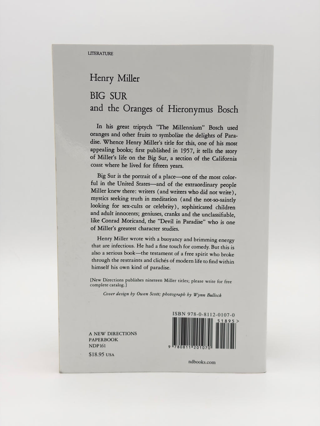 Big Sur and the Oranges of Hieronymus Bosch by Henry Miller