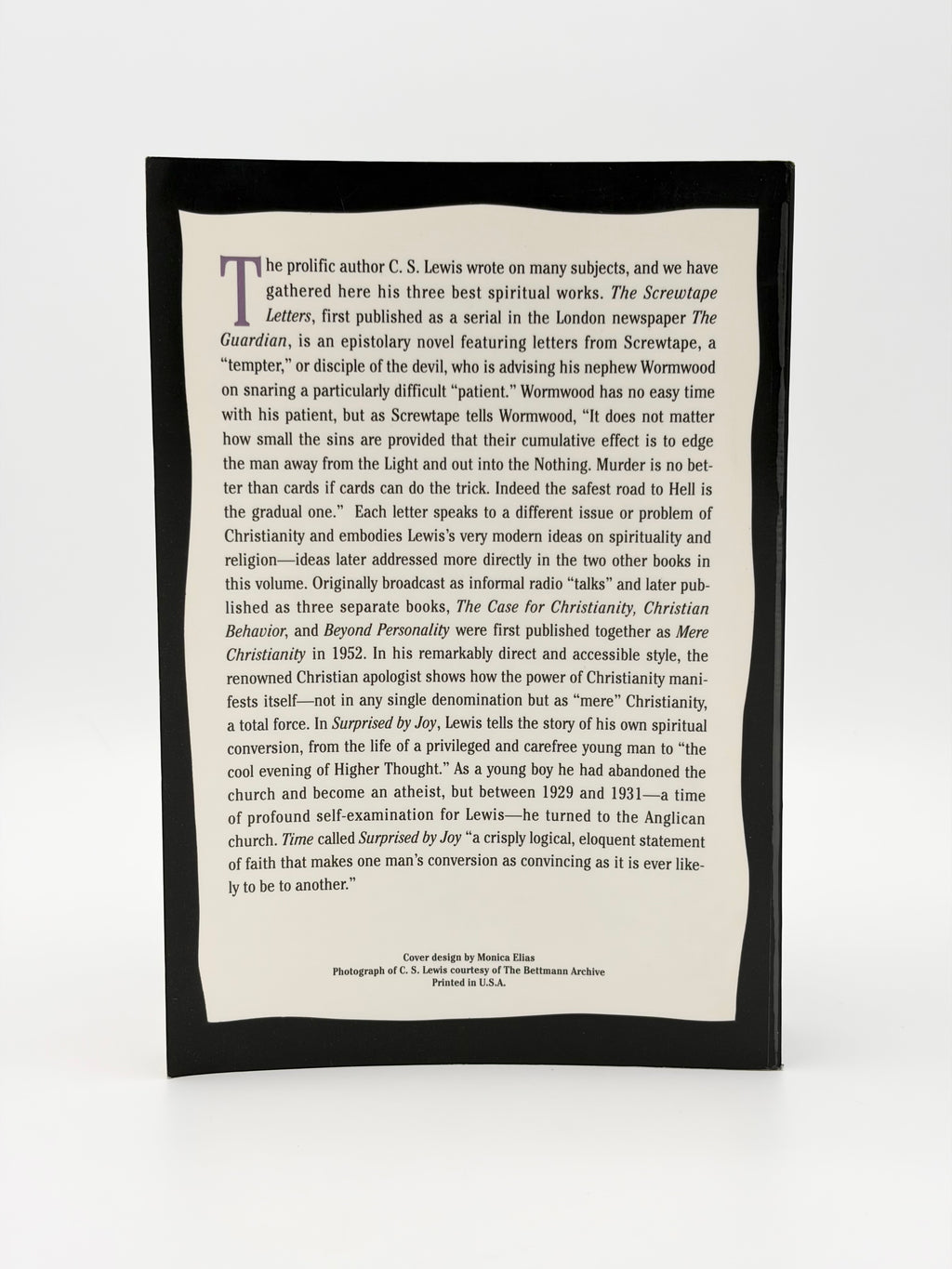 C.S. Lewis: The Screwtape Letters, Mere Christianity, and Surprised By Joy - QPB