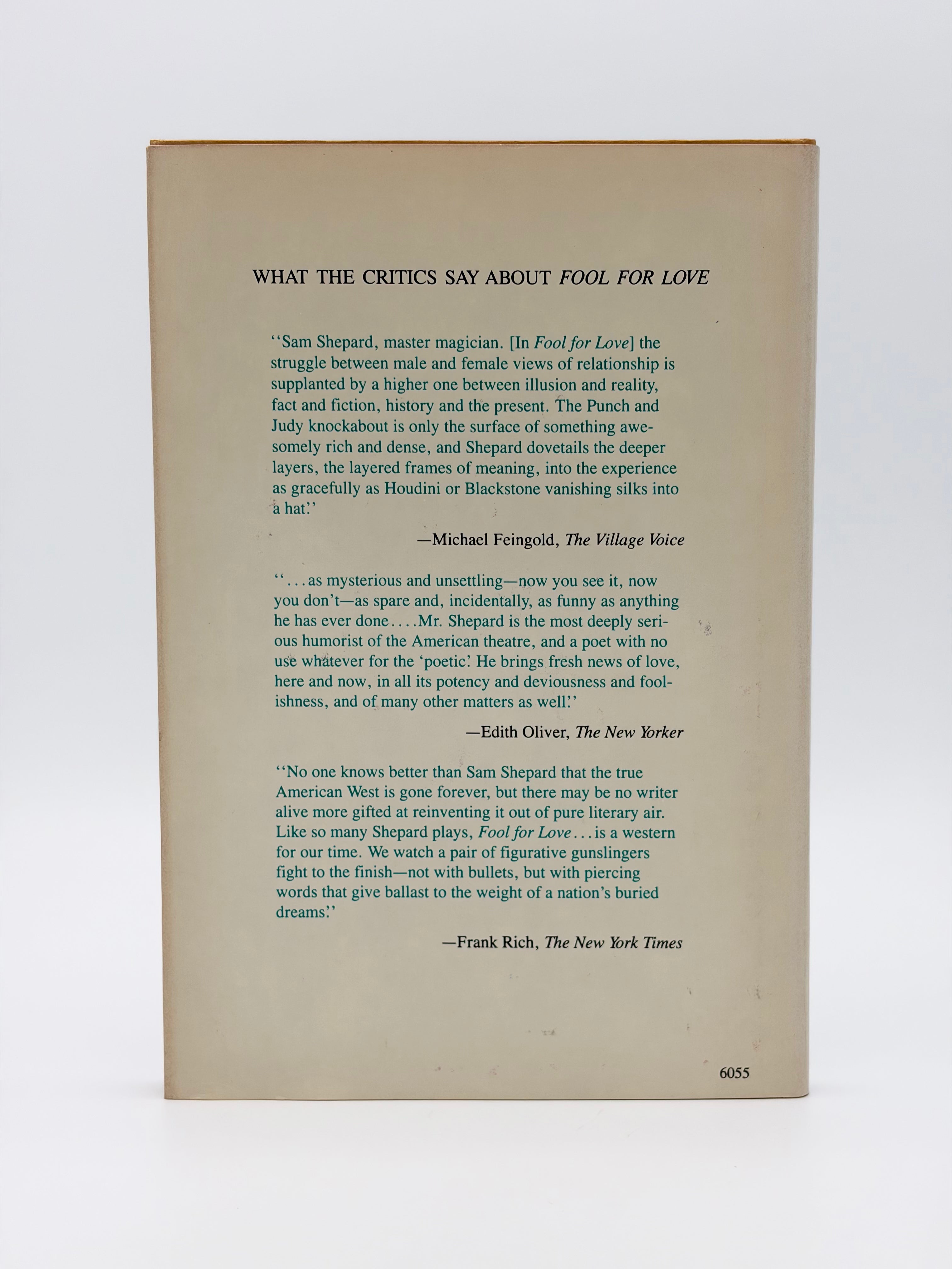 Fool for Love + True West by Sam Shepard