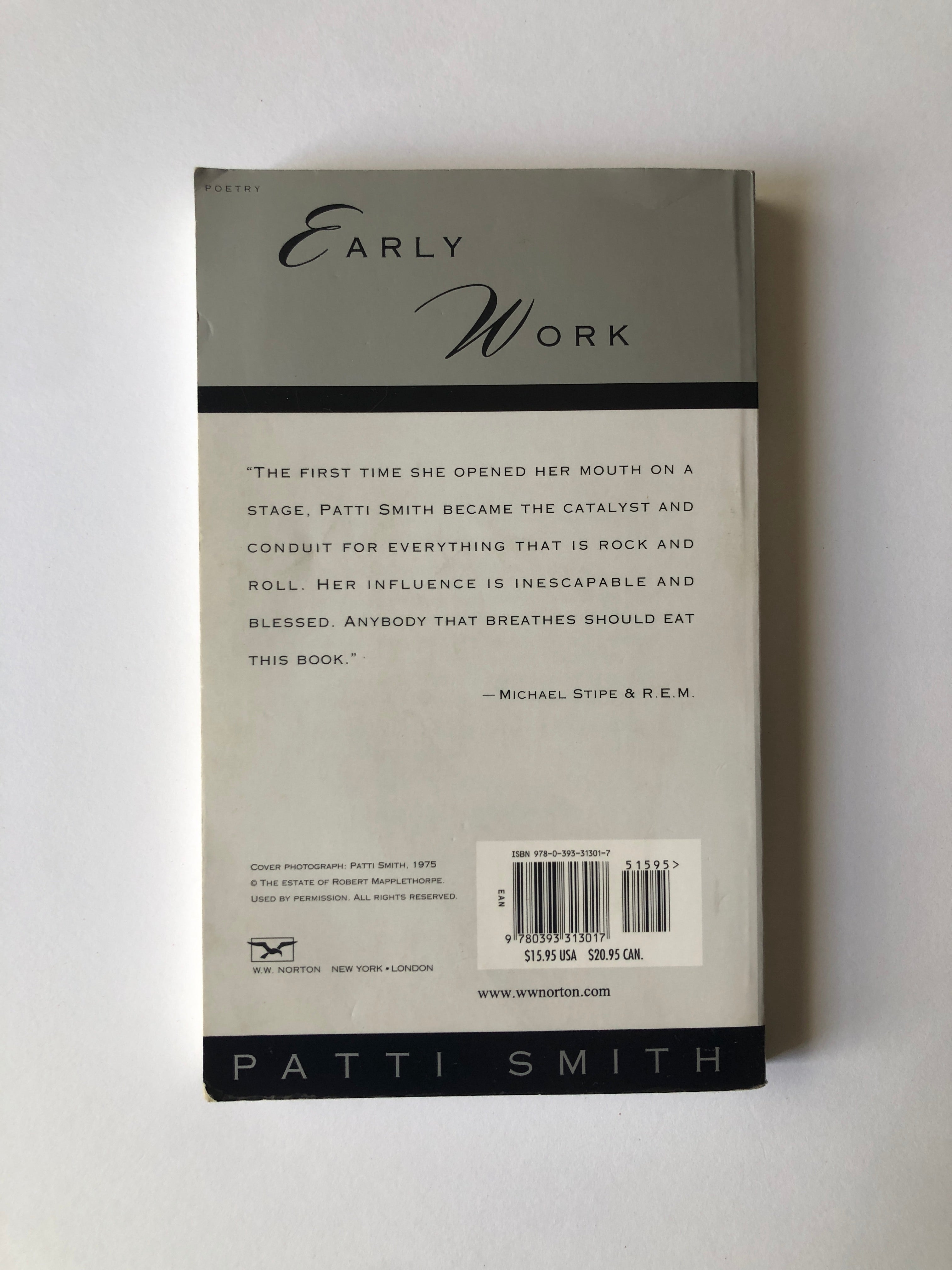 Early Work: 1970-1979 by Patti Smith