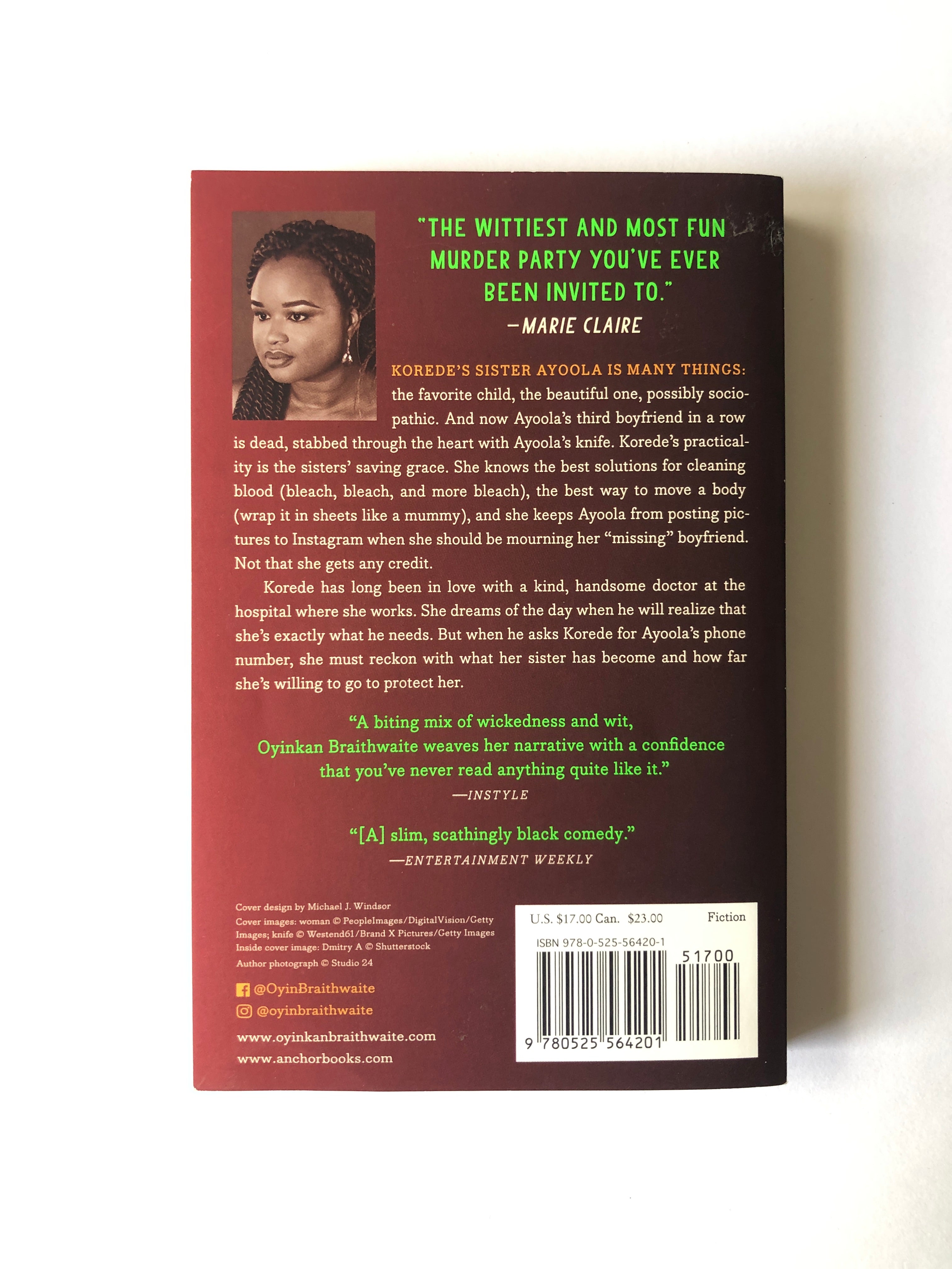 My Sister, the Serial Killer by Oyinkan Braithwaite