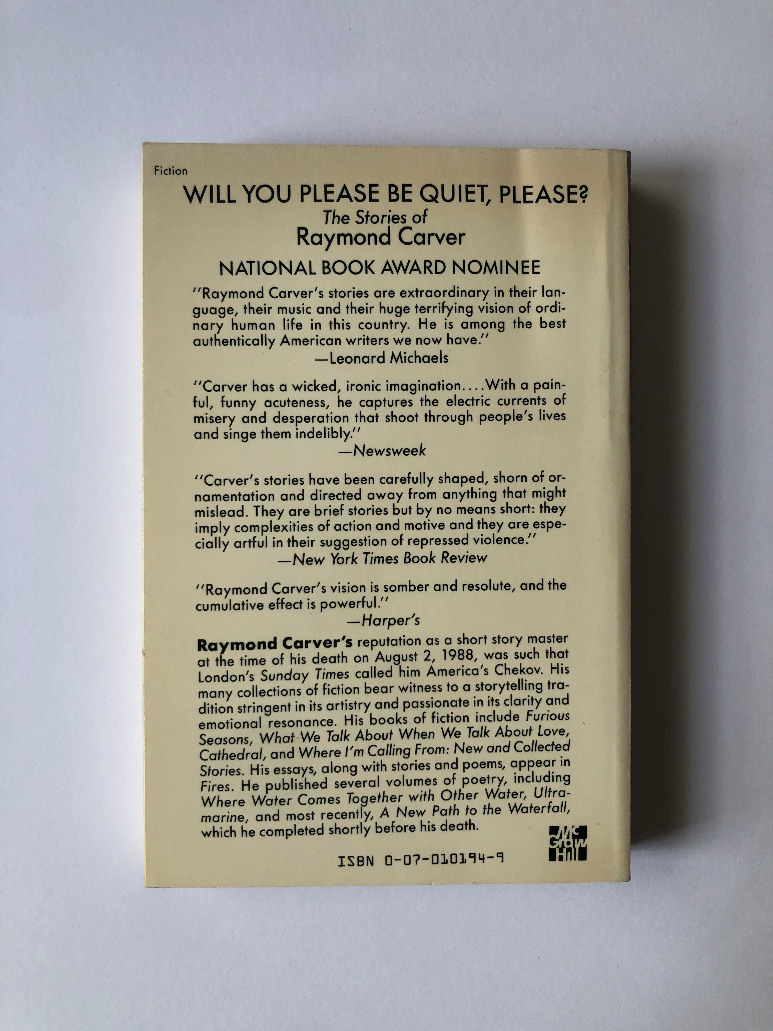 Will You Please Be Quiet, Please? - Stories by Raymond Carver