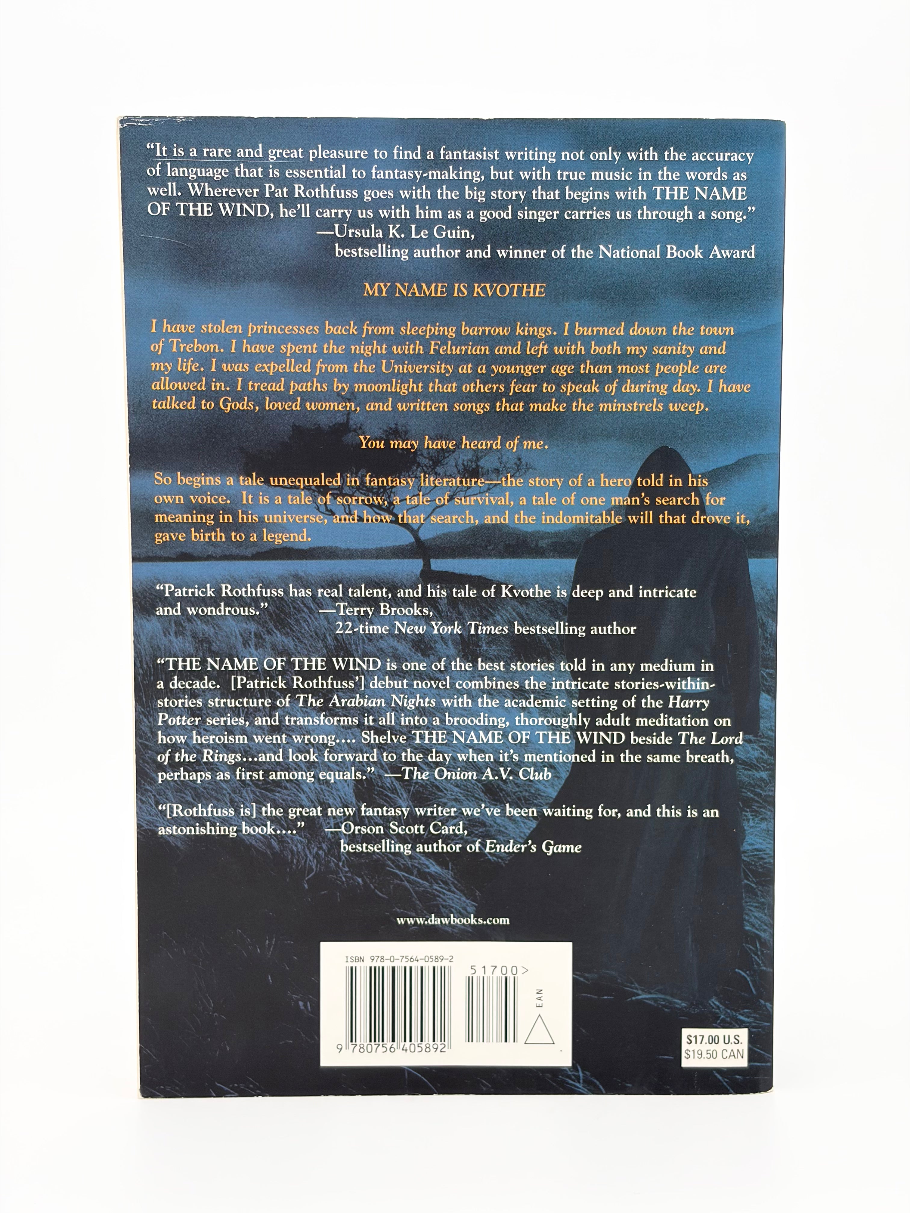 The Name of the Wind by Patrick Rothfuss