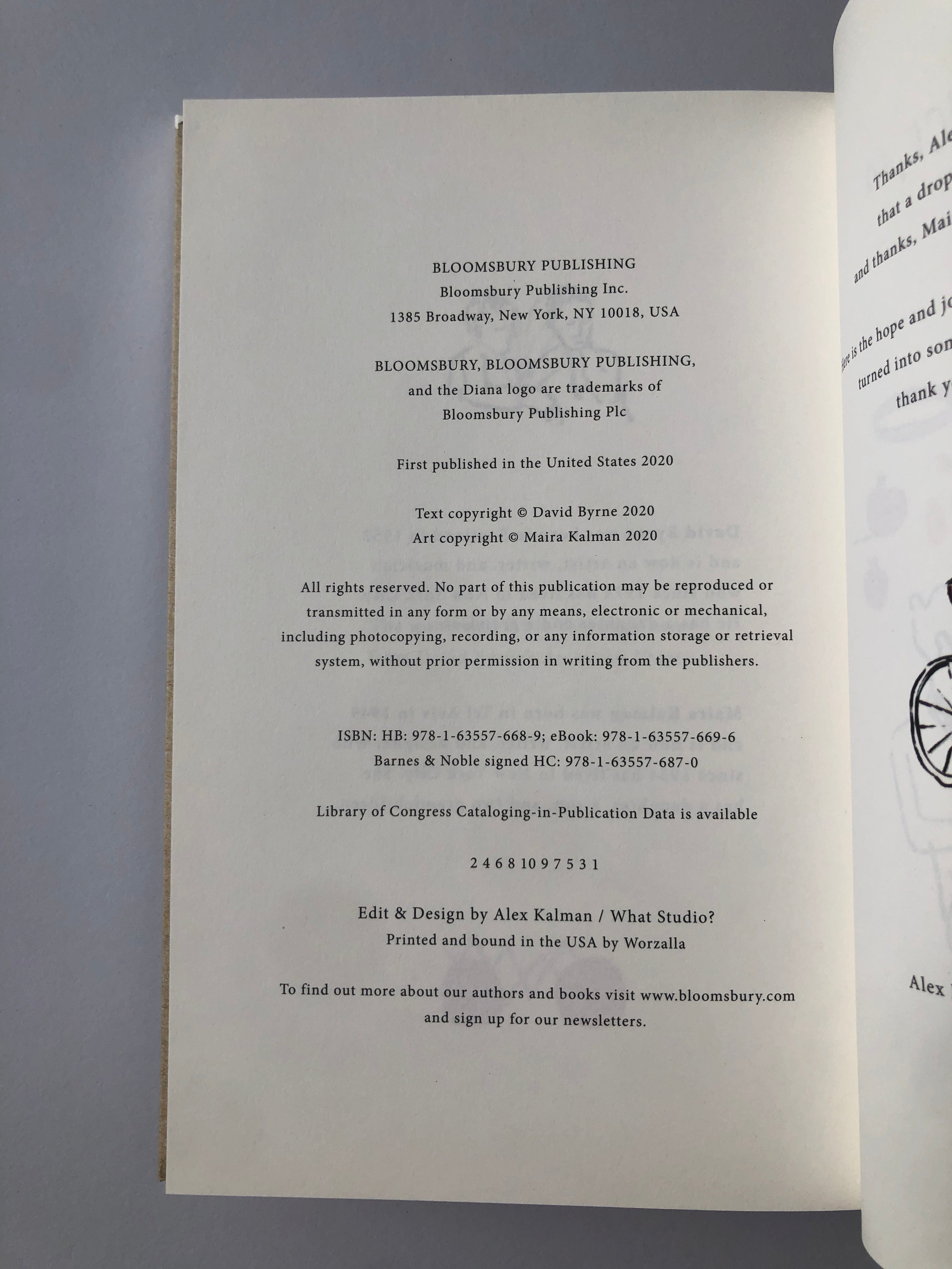 American Utopia by David Byrne and Maira Kalman