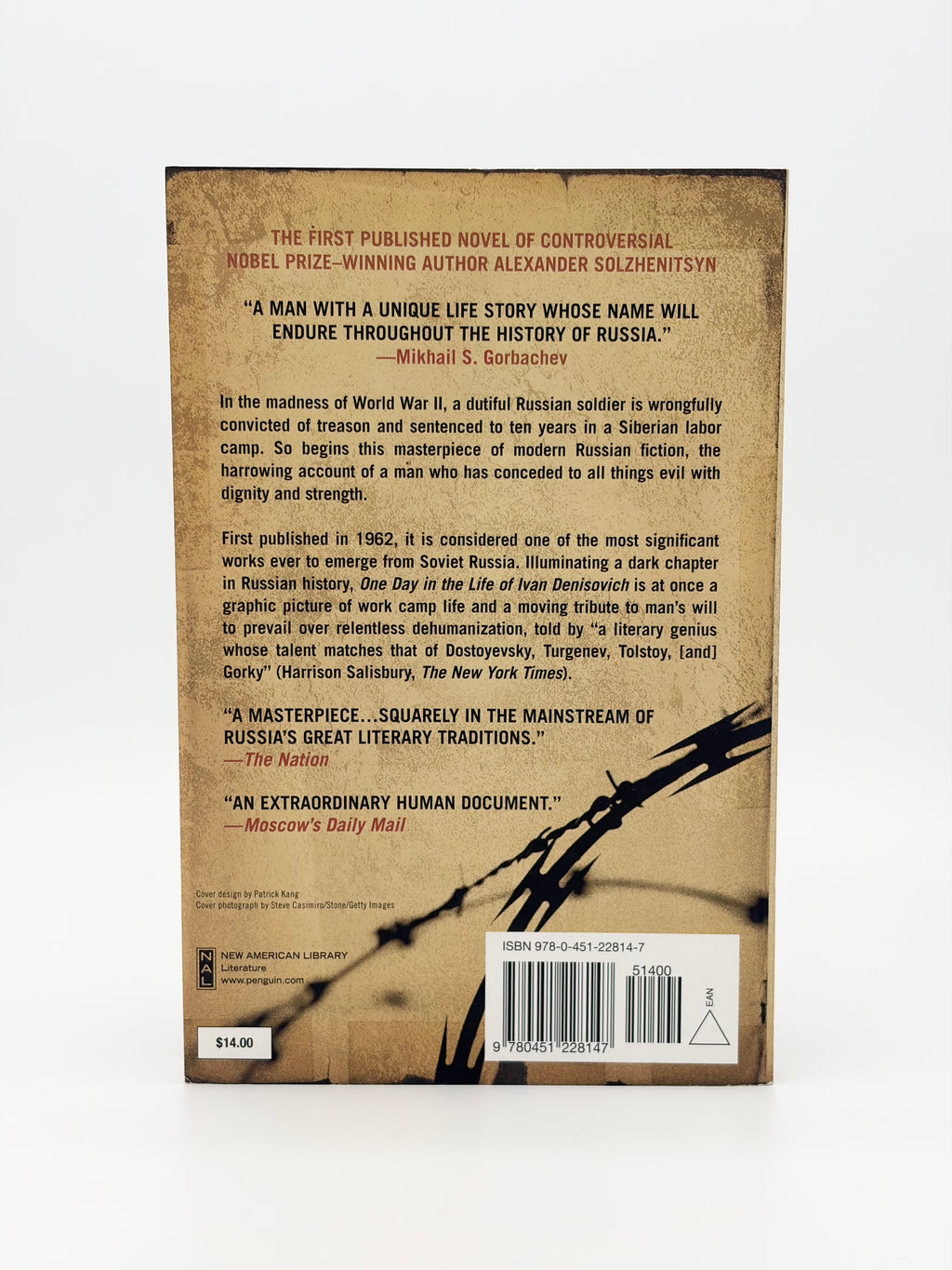 One Day in the Life of Ivan Denisovich by Alexander Solzhenitsyn