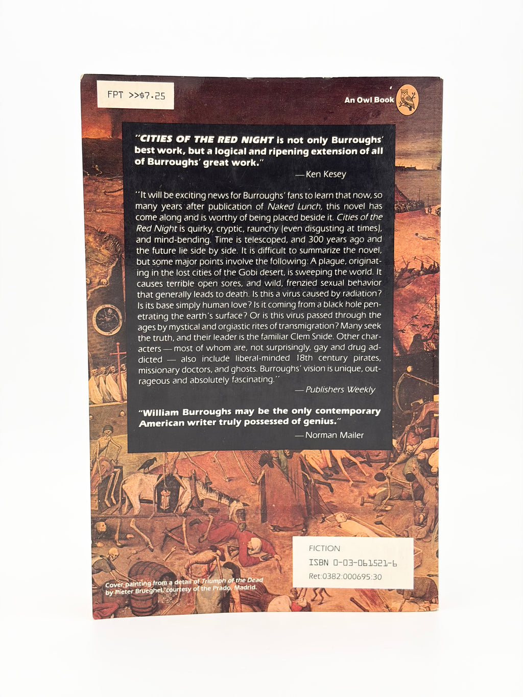 Cities of the Red Night by William S. Burroughs