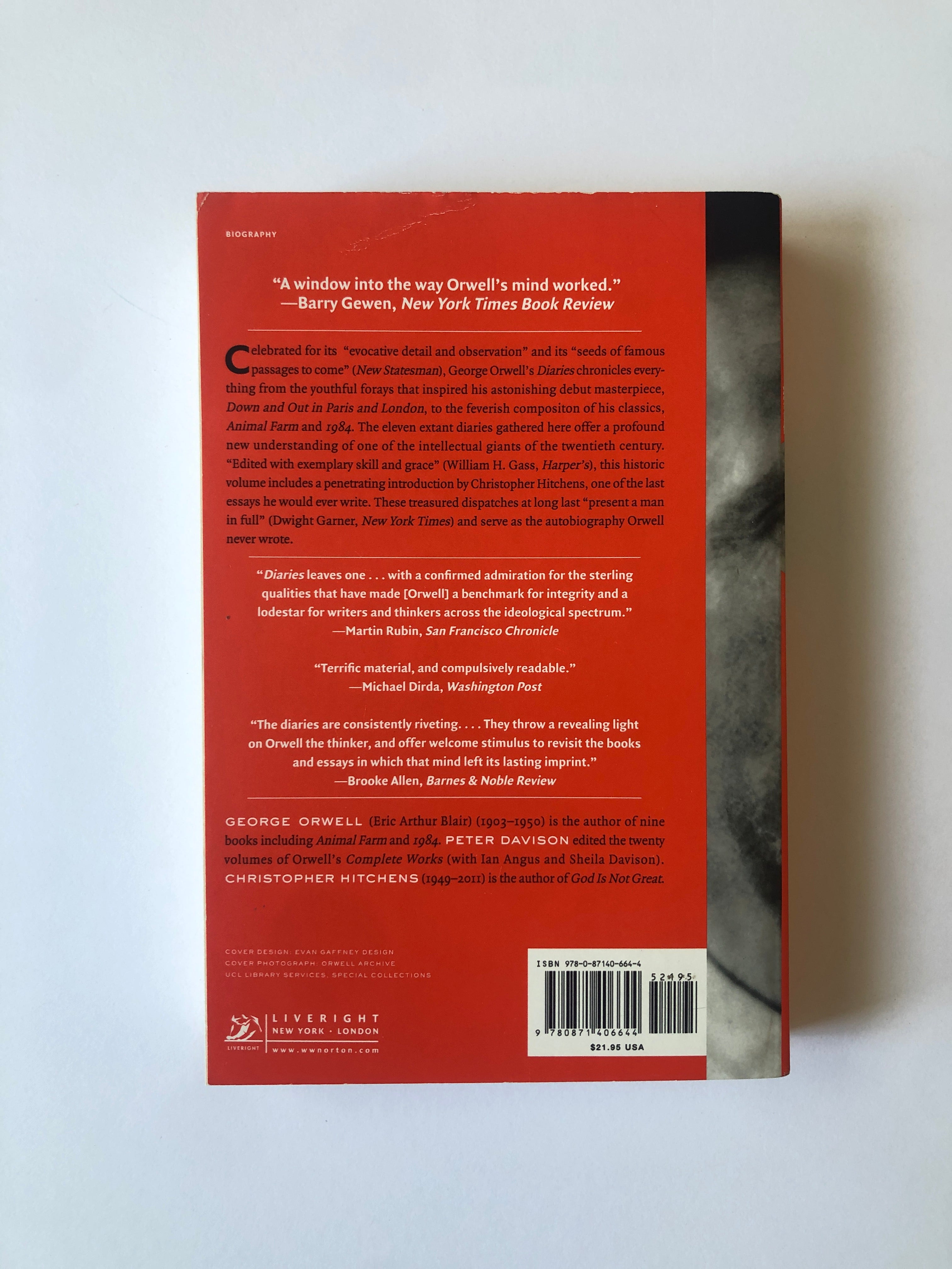 George Orwell - Diaries edited by Peter Davison