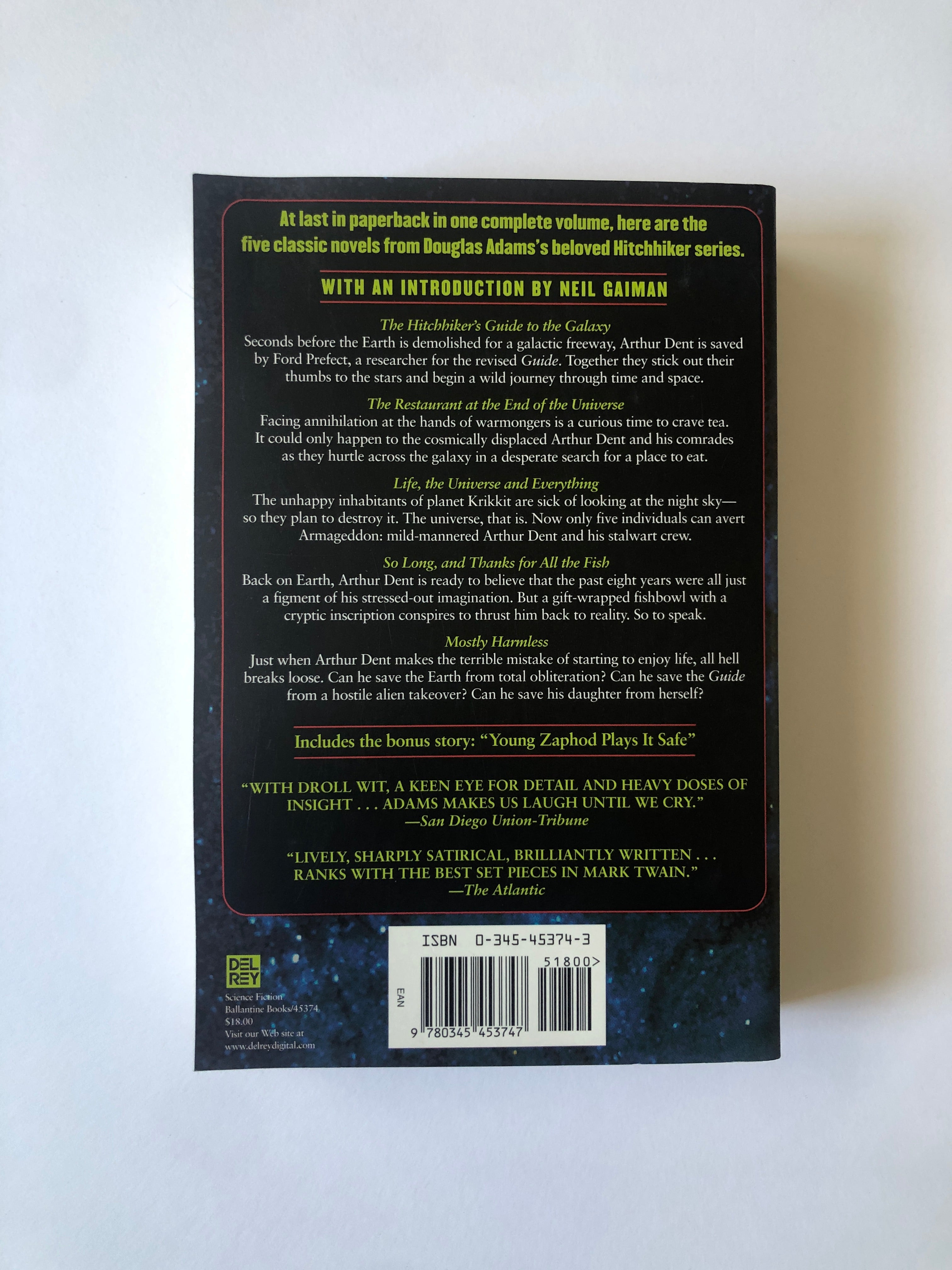 The Ultimate Hitchhiker's Guide to the Galaxy by Douglas Adams