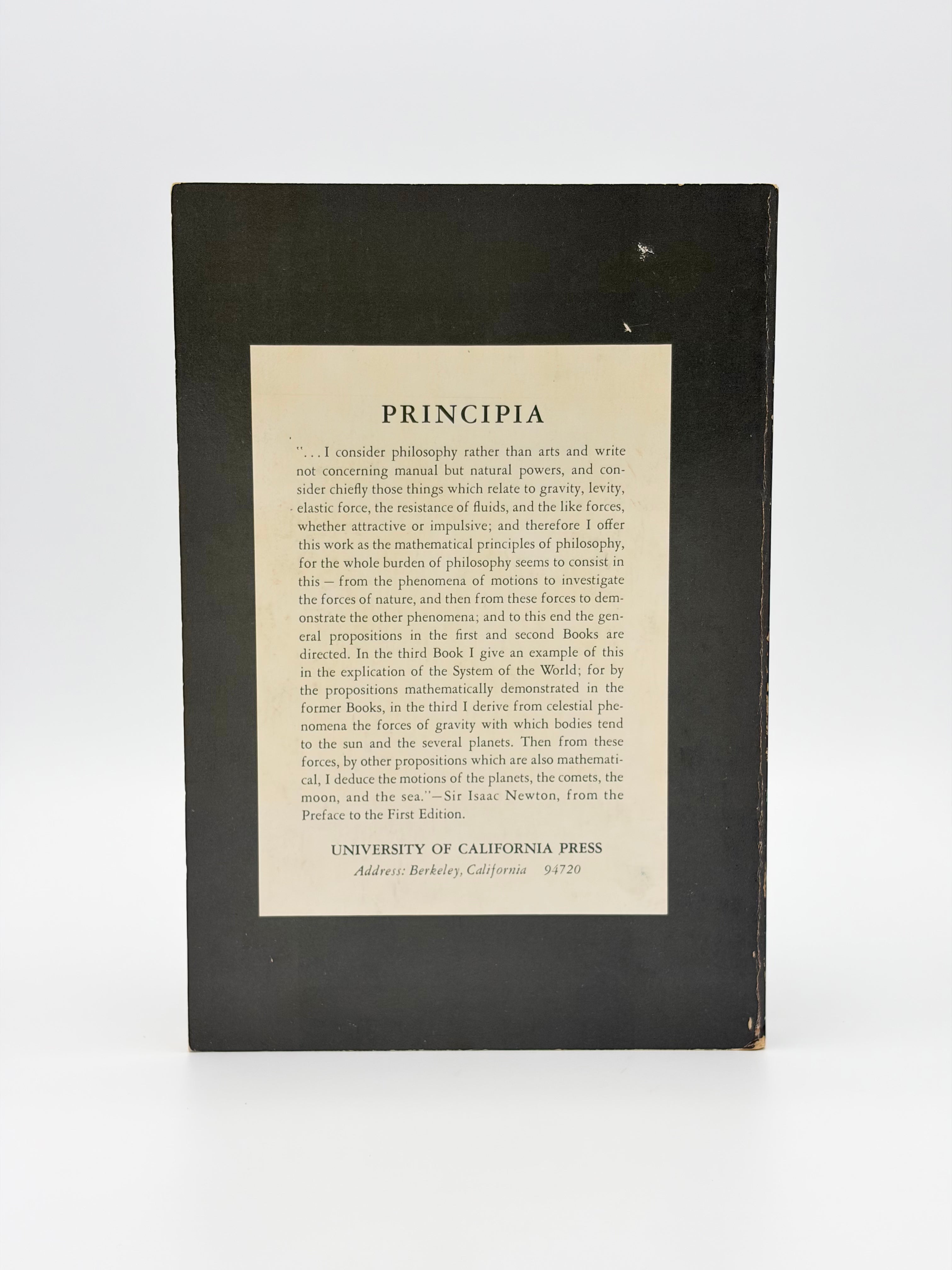 Principia by Sir Isaac Newton