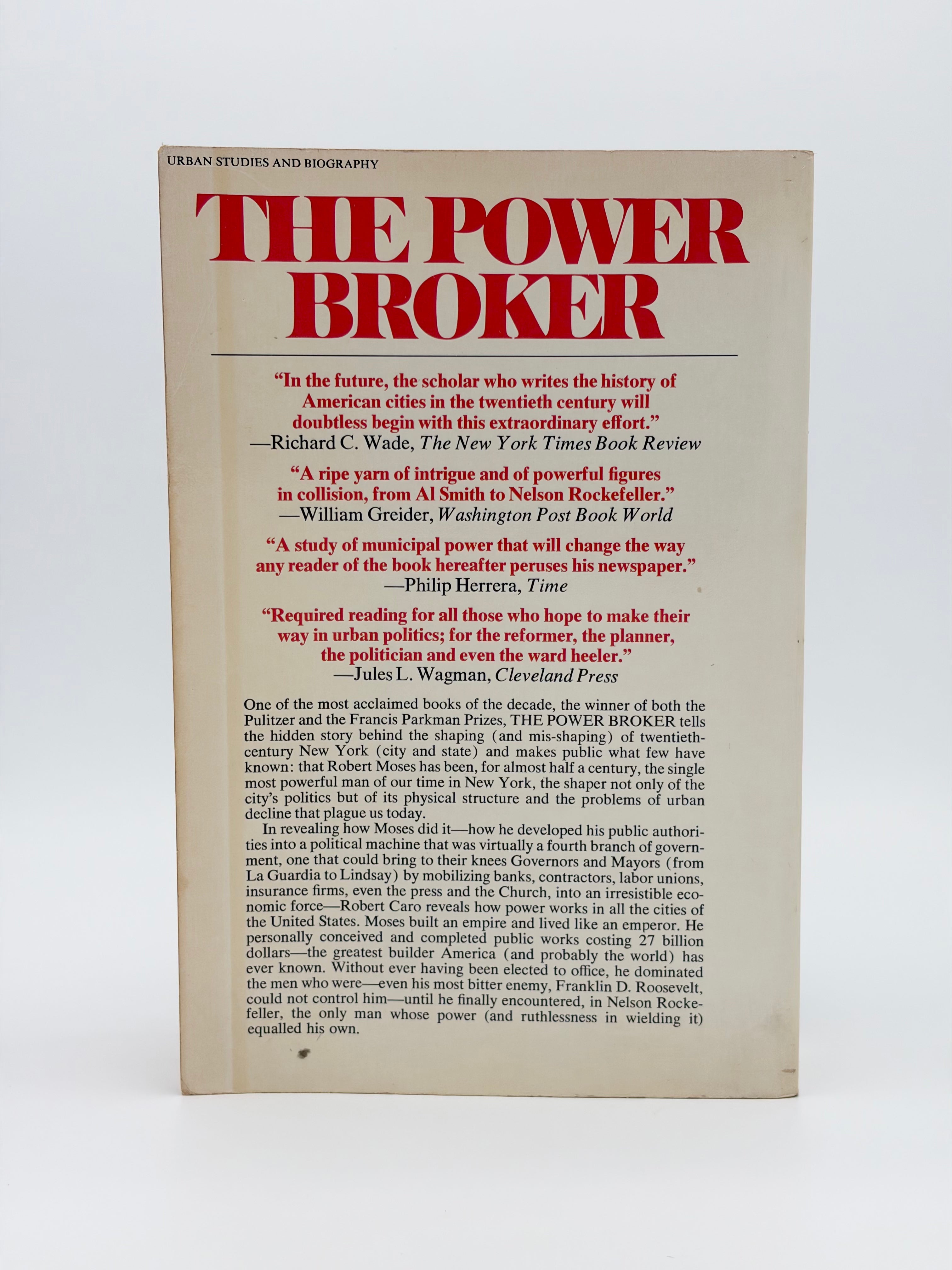 The Power Broker - Robert Moses and the Fall of New York by Robert A. Caro