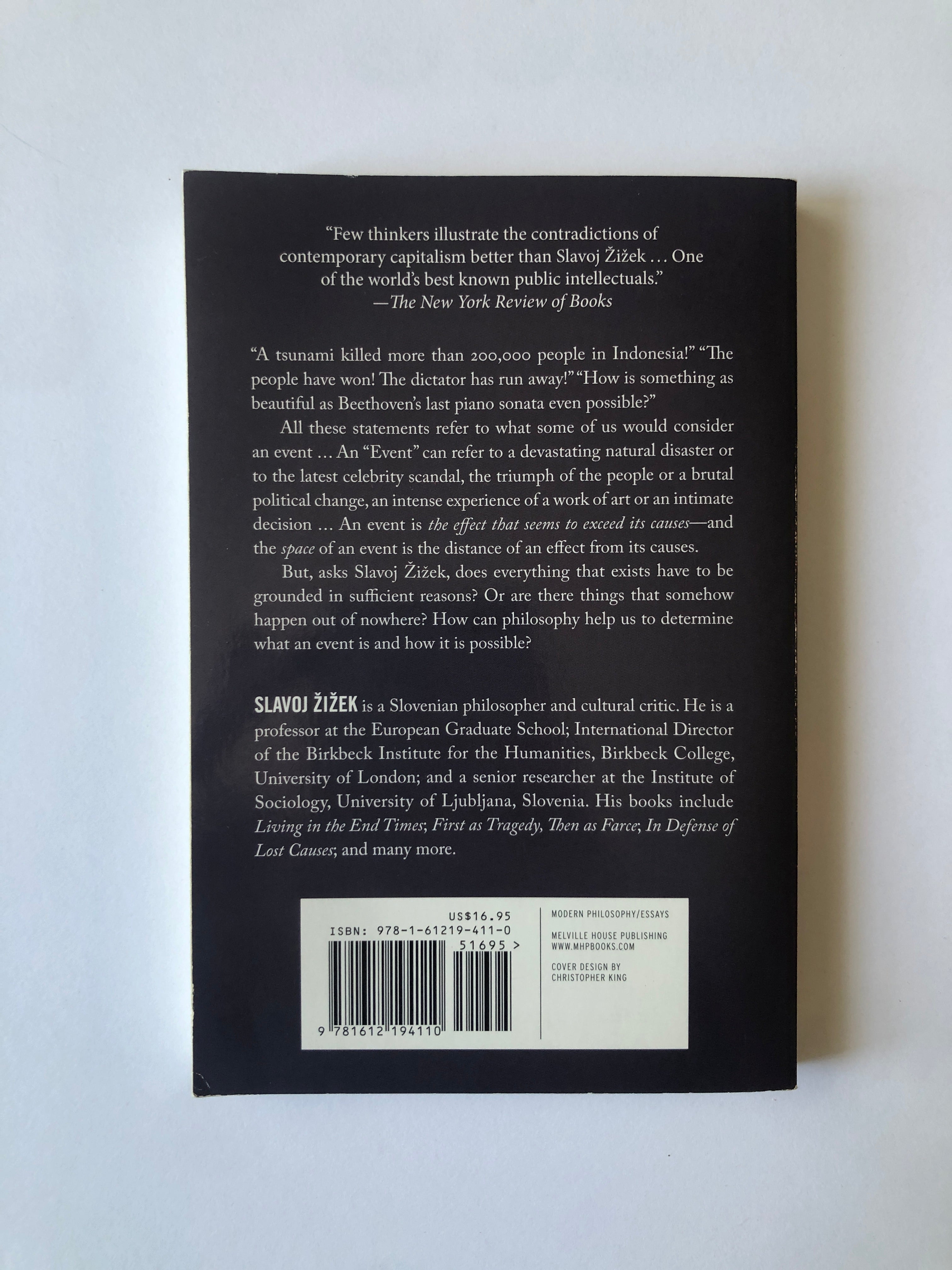 Event - A Philosophical Journey Through a Concept by Slavoj Žižek