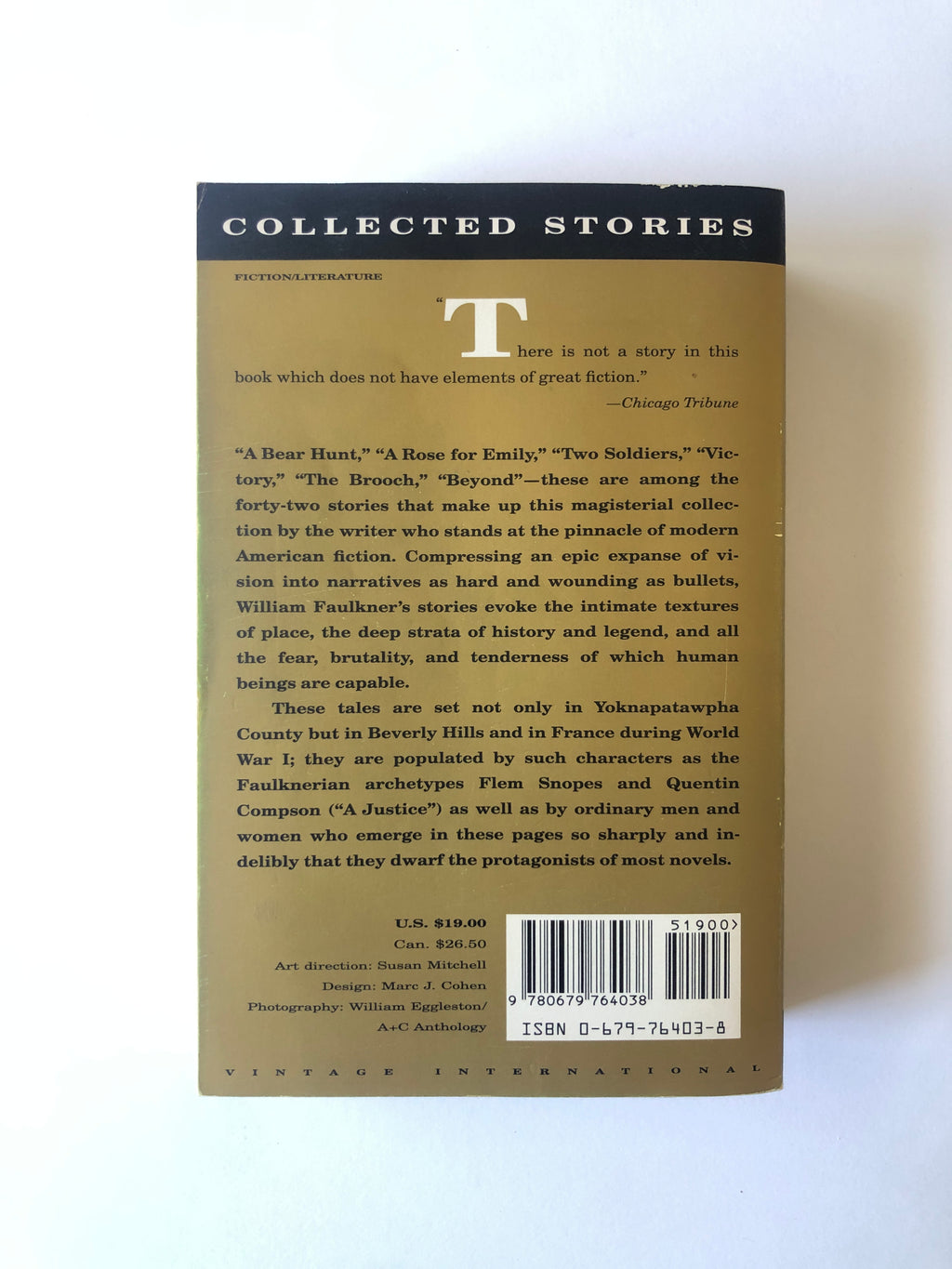 Collected Stories of William Faulkner