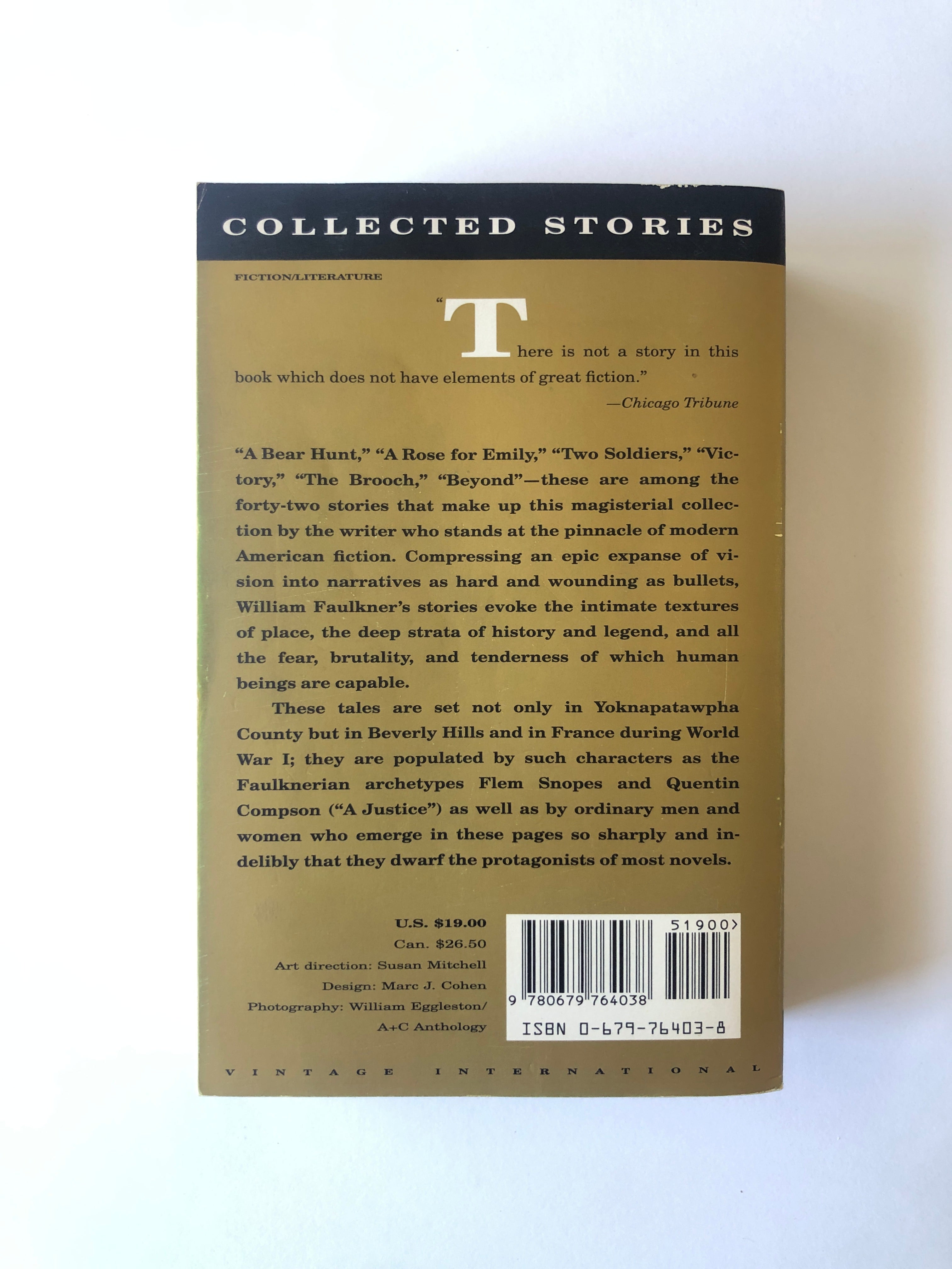 Collected Stories of William Faulkner