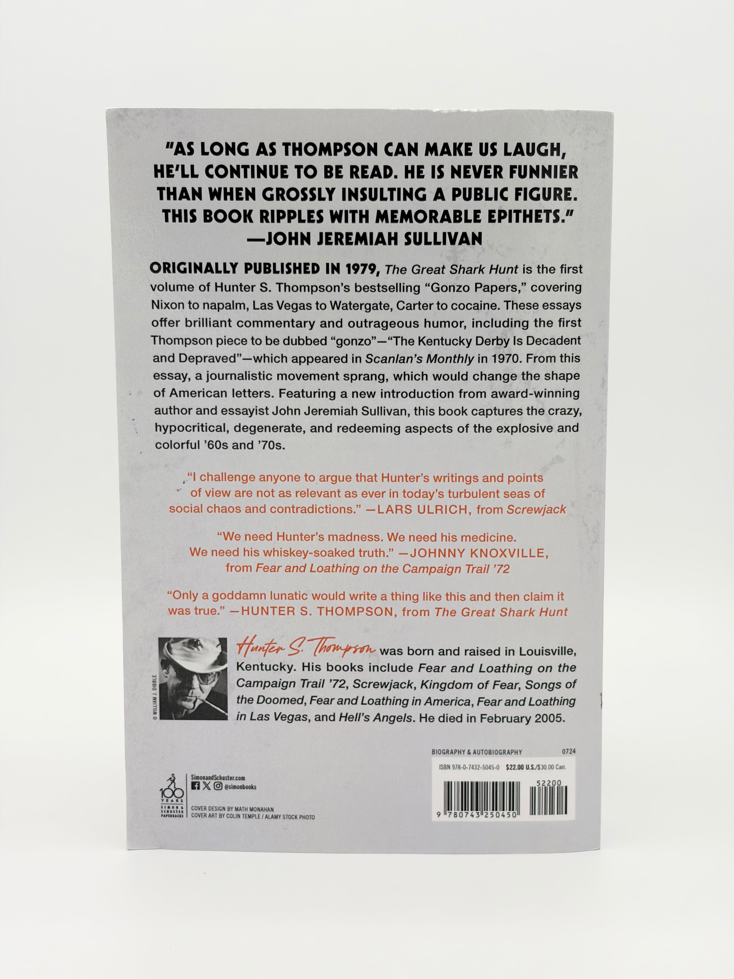The Great Shark Hunt - The Gonzo Papers Vol. 1 by Hunter S. Thompson